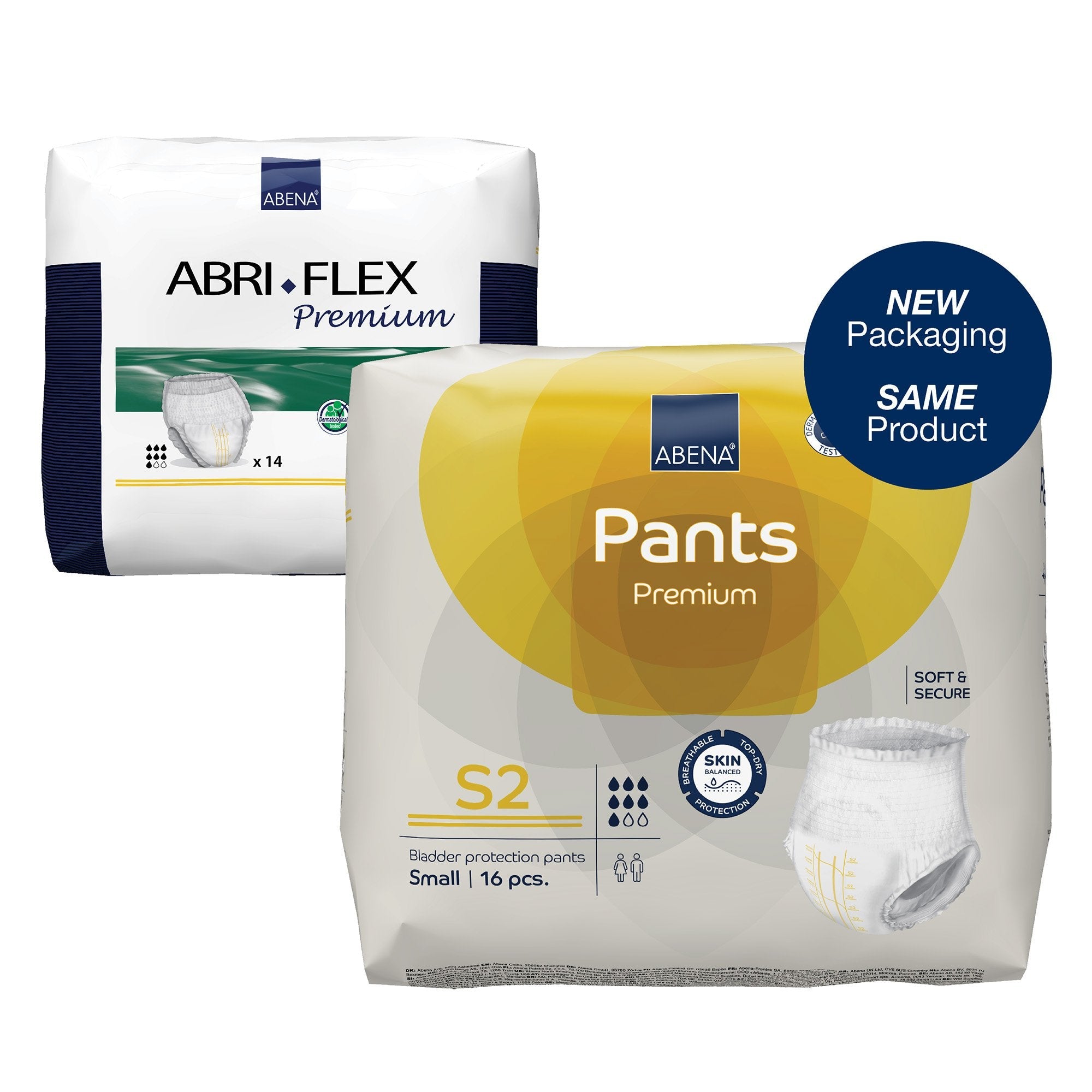 Abena® Premium Pants S2 Incontinence Brief, Small (16 Units)