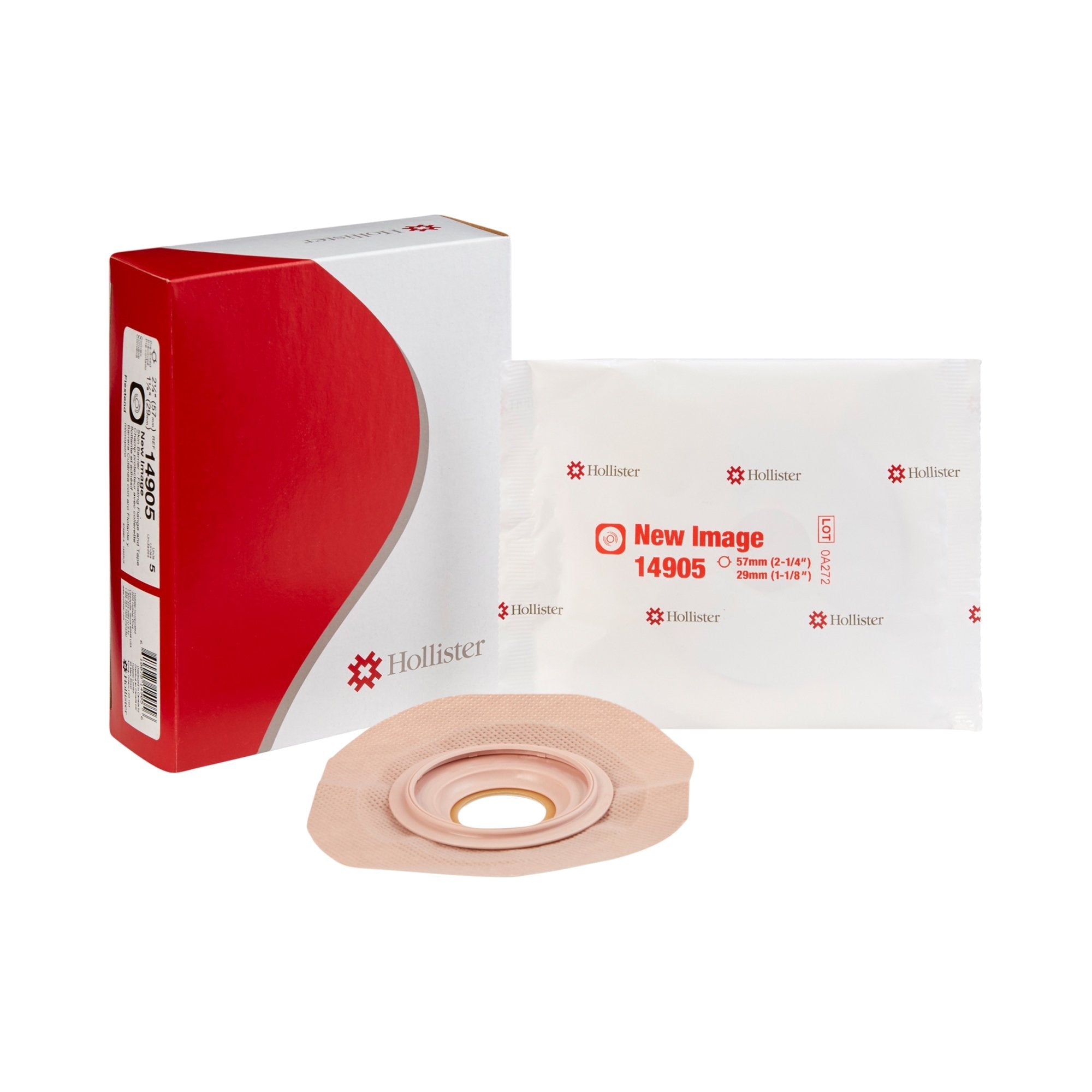 New Image Convex FlexTend™ Colostomy Skin Barrier With 1 1/8 Inch Stoma Opening (5 Units)