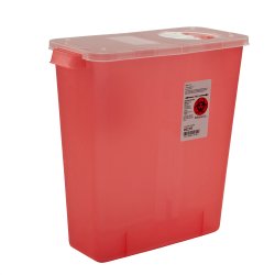 In-Room™ Multi-purpose Sharps Container, 3 Gallon, 13¾ x 13¾ x 6 Inch (10 Units)