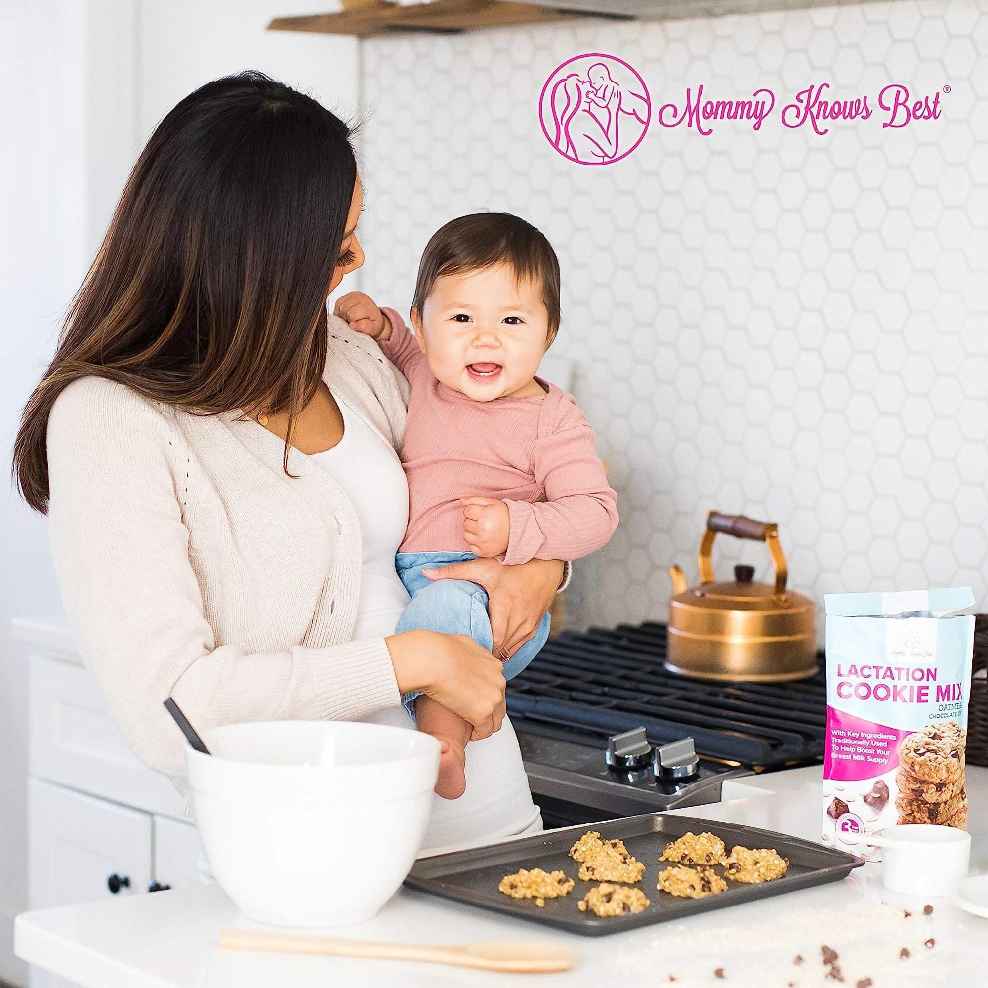 Mommy Knows Best® Lactation Oatmeal Chocolate Chip Cookie Mix, Breastfeeding Supplement (1 Unit)