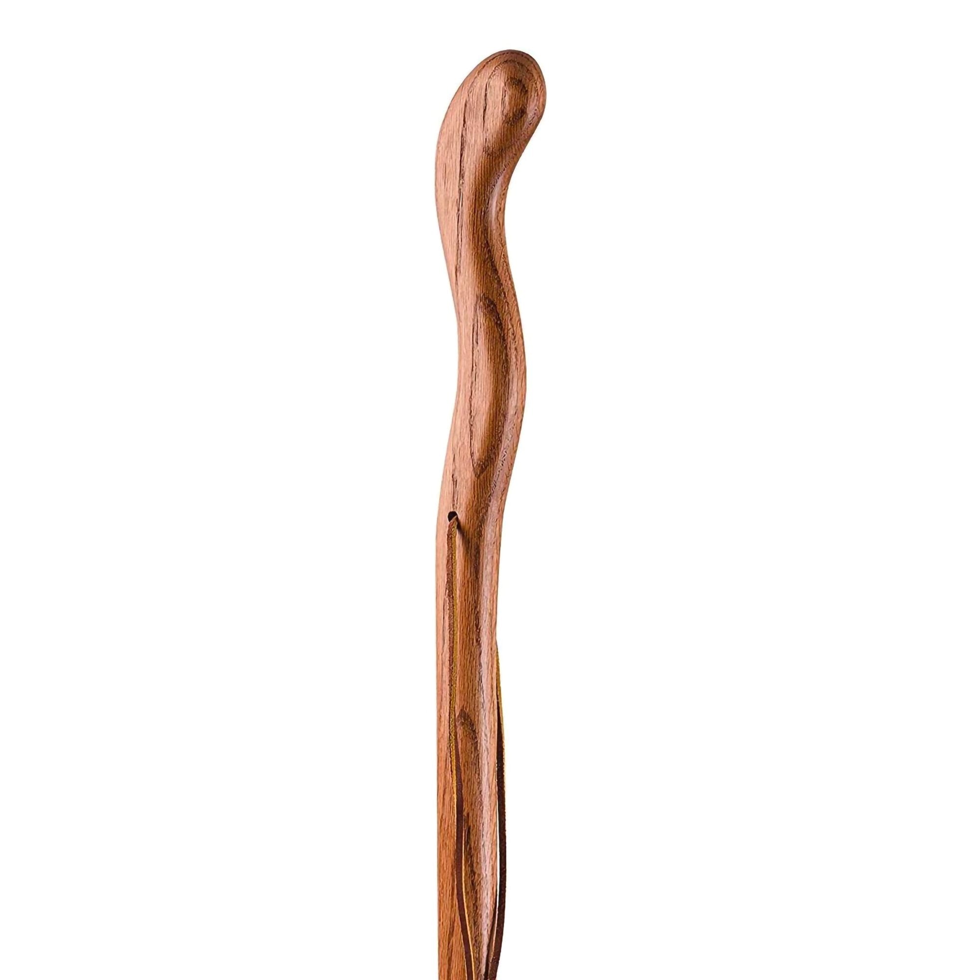 Brazos™ Twisted Oak Ergonomic Fitness Handcrafted Walking Stick, 55-Inch, Tan (1 Unit)