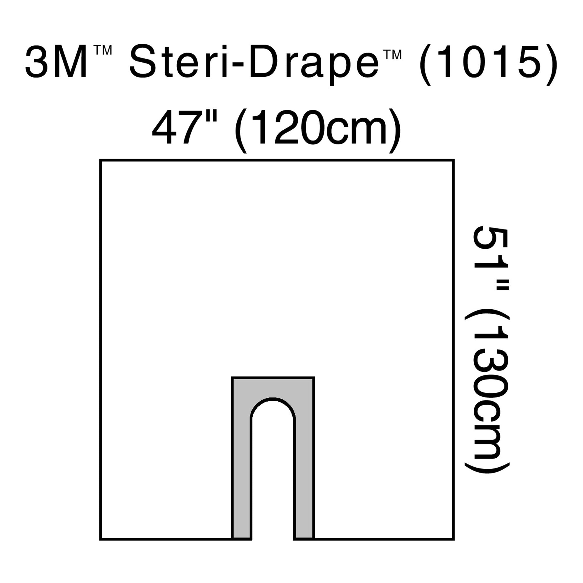 3M™ Steri-Drape™ Sterile Orthopedic U-Drape, 47 x 51 Inch (1 Unit)