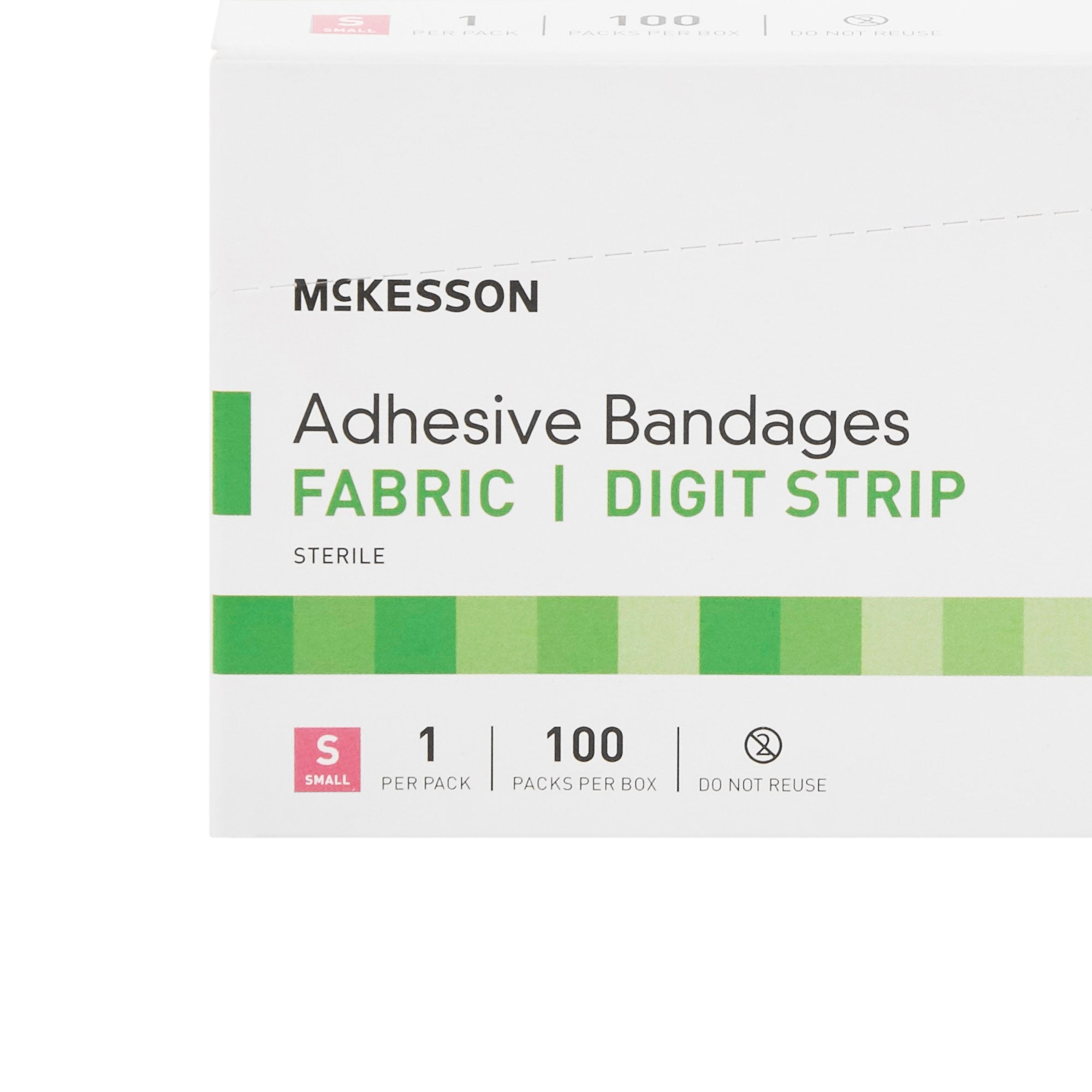 McKesson Fingertip Tan Adhesive Strip, Small (100 Units)