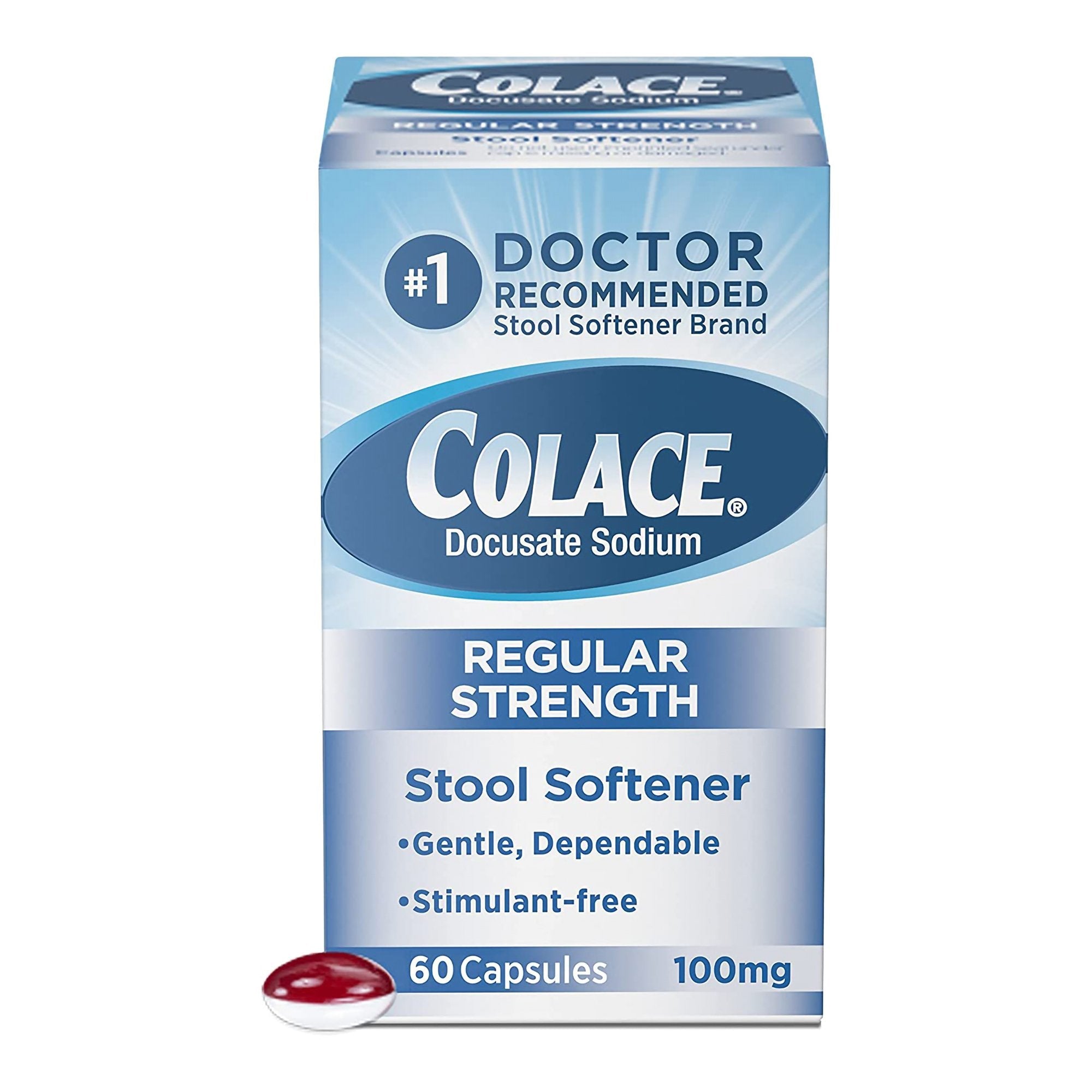 Colace® Docusate Sodium Stool Softener (1 Unit)