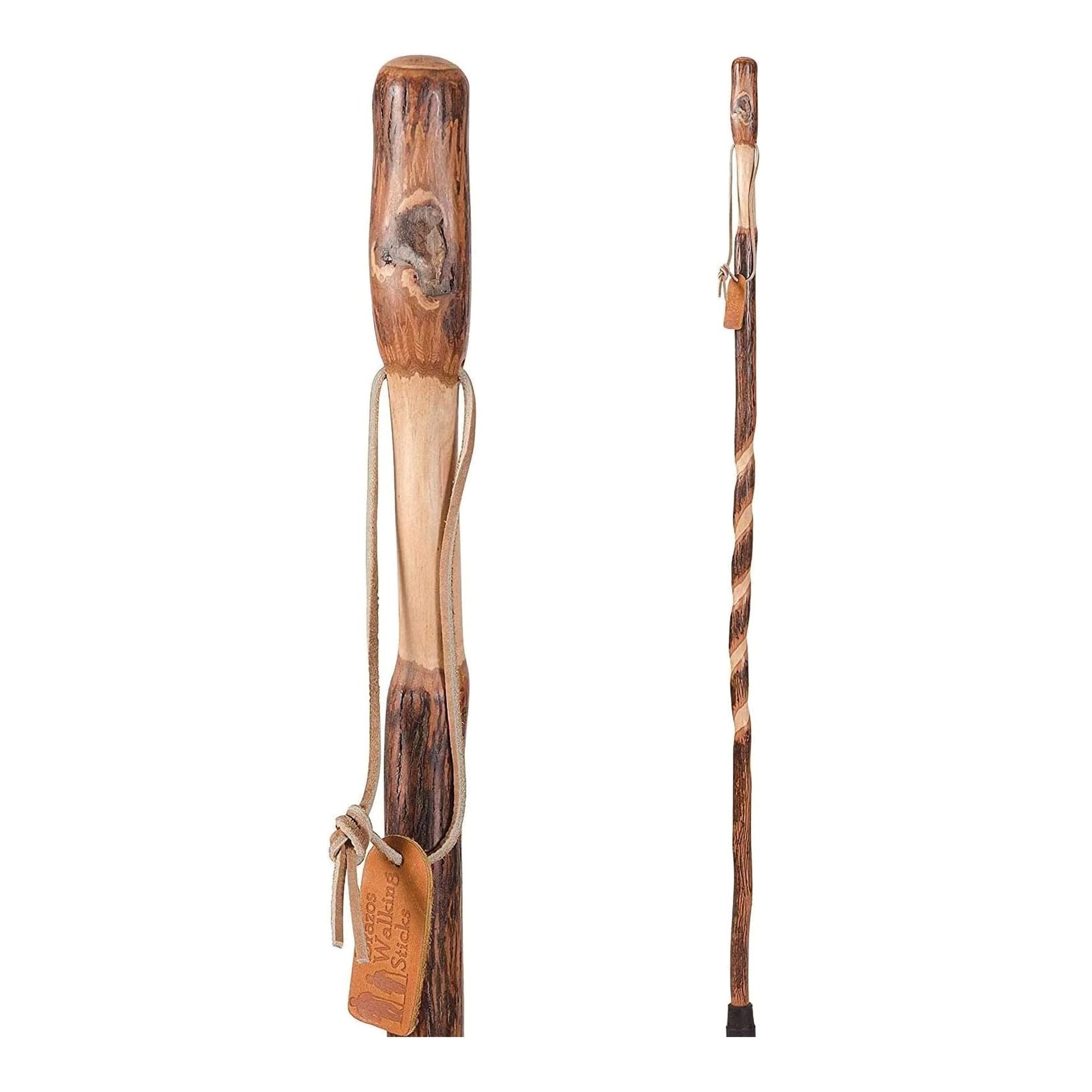 Brazos™ Twisted Hickory Rustic Walking Stick, 58-Inch Height (1 Unit)