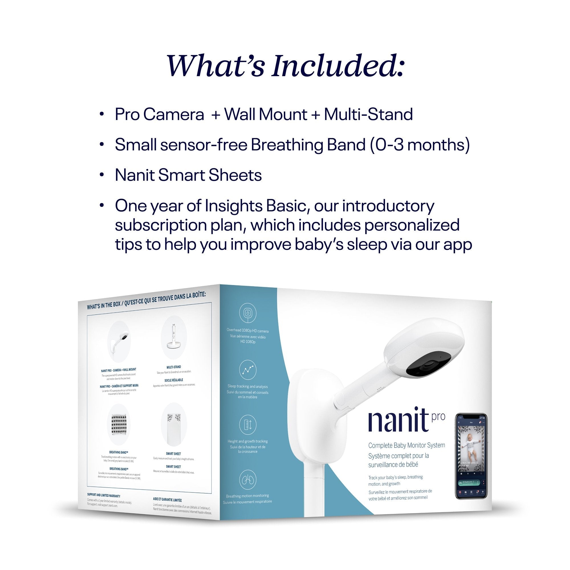 Nanit Pro Complete Baby Monitoring System (1 Unit)