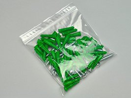 Clear Line Zip Closure Bag (1000 Units)