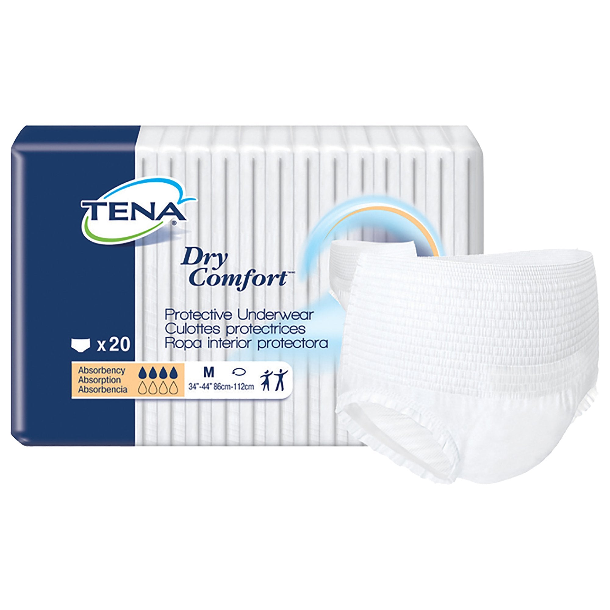 Tena® Dry Comfort™ Absorbent Underwear, Medium (20 Units)