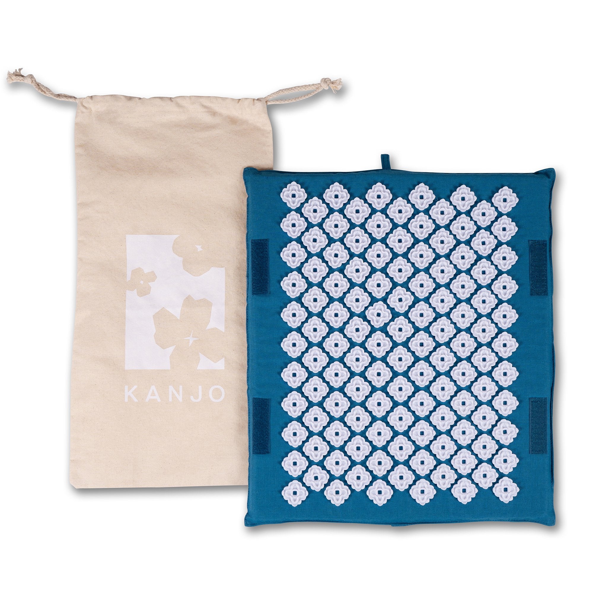 Kanjo Acupressure Memory Foam Foot Mat, Teal (20 Units)