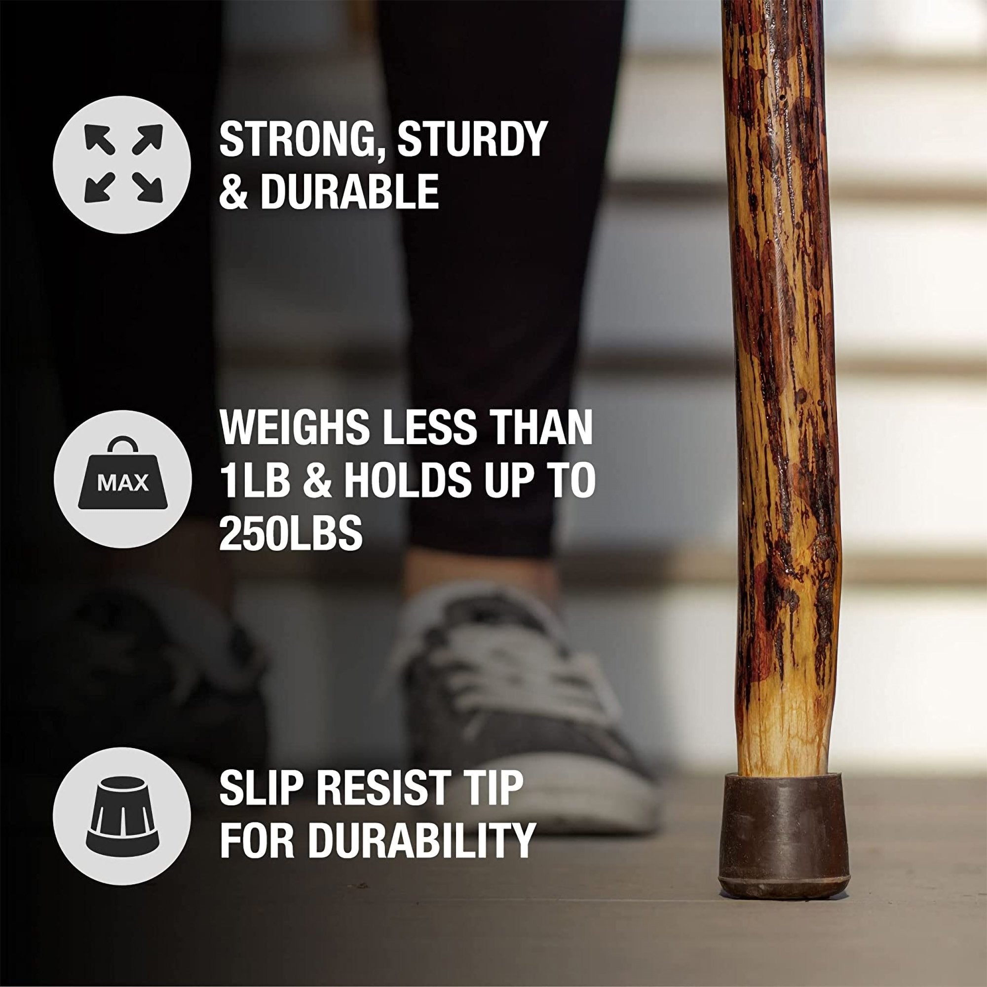 Brazos™ Free Form Safari Walking Stick, 55-Inch Height (1 Unit)