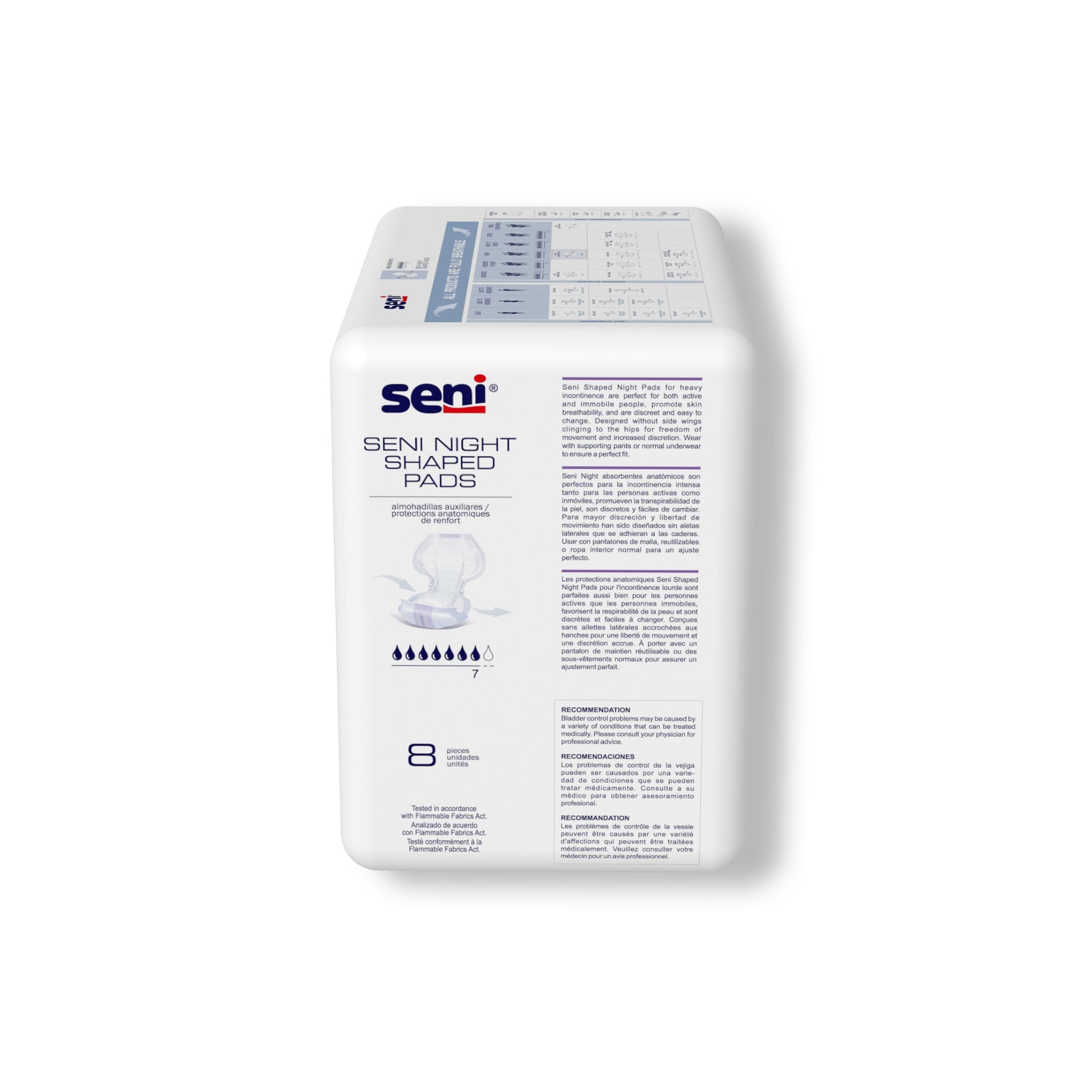 Seni® Night Shaped Pads (8 Units)