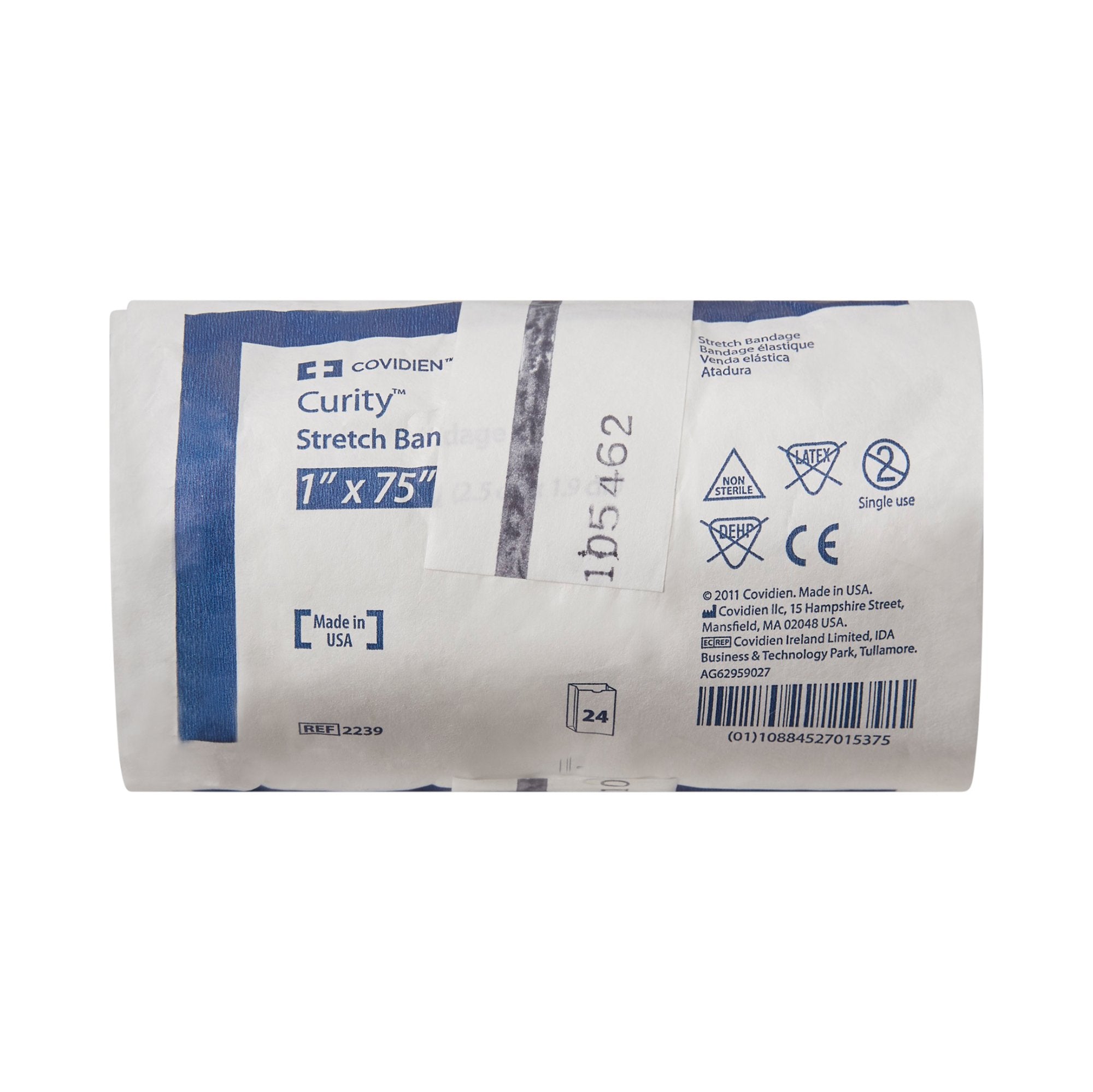 Curity™ NonSterile Conforming Bandage, 1 x 75 Inch (24 Units)