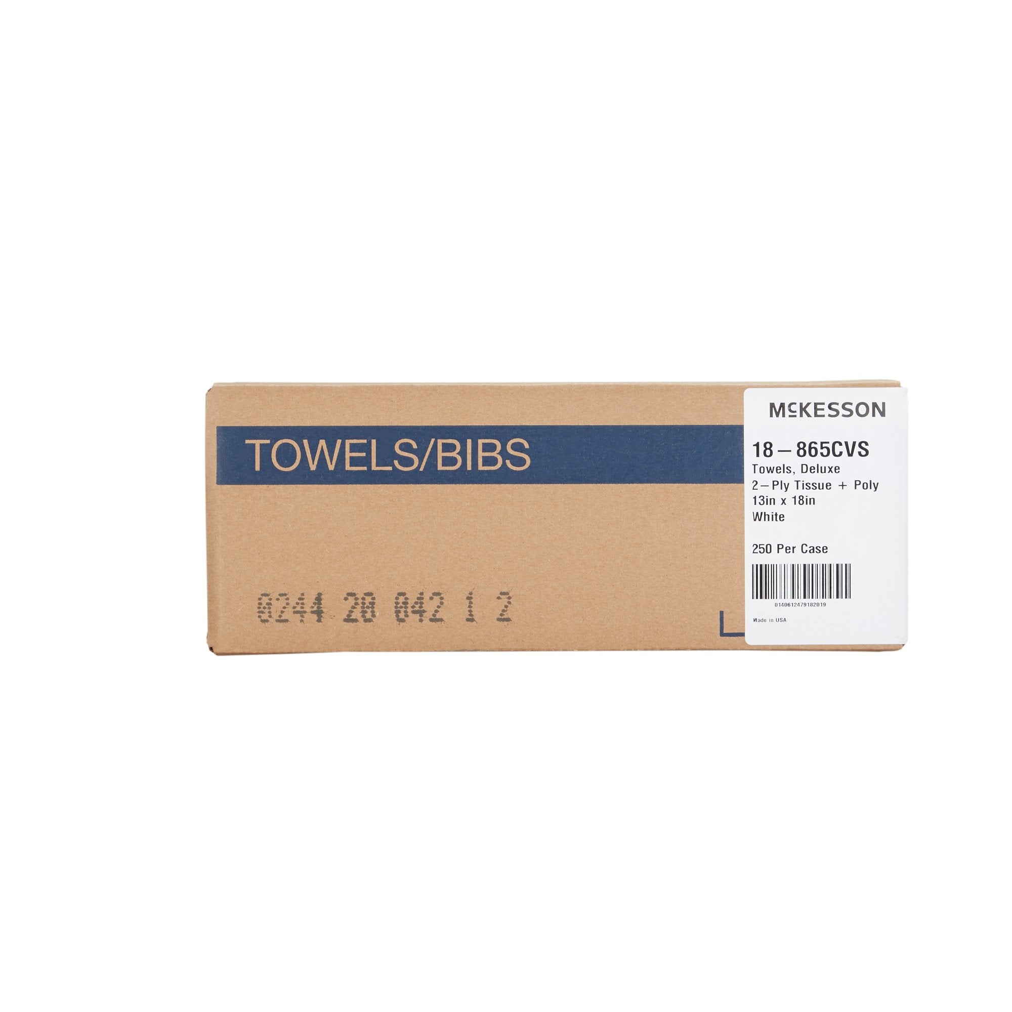 McKesson Deluxe White Procedure Towel, 13 x 18 Inch (250 Units)