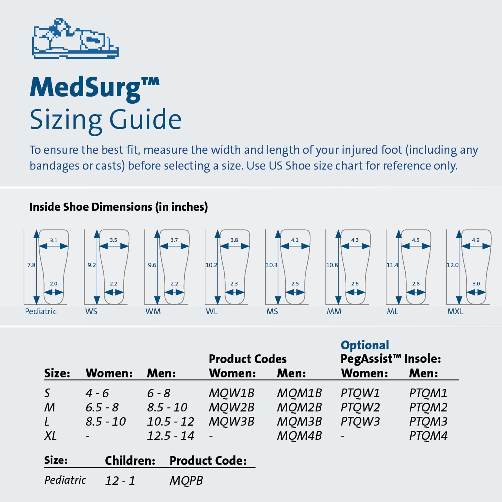 Darco International MedSurg Post-Op Shoe (36 Units)