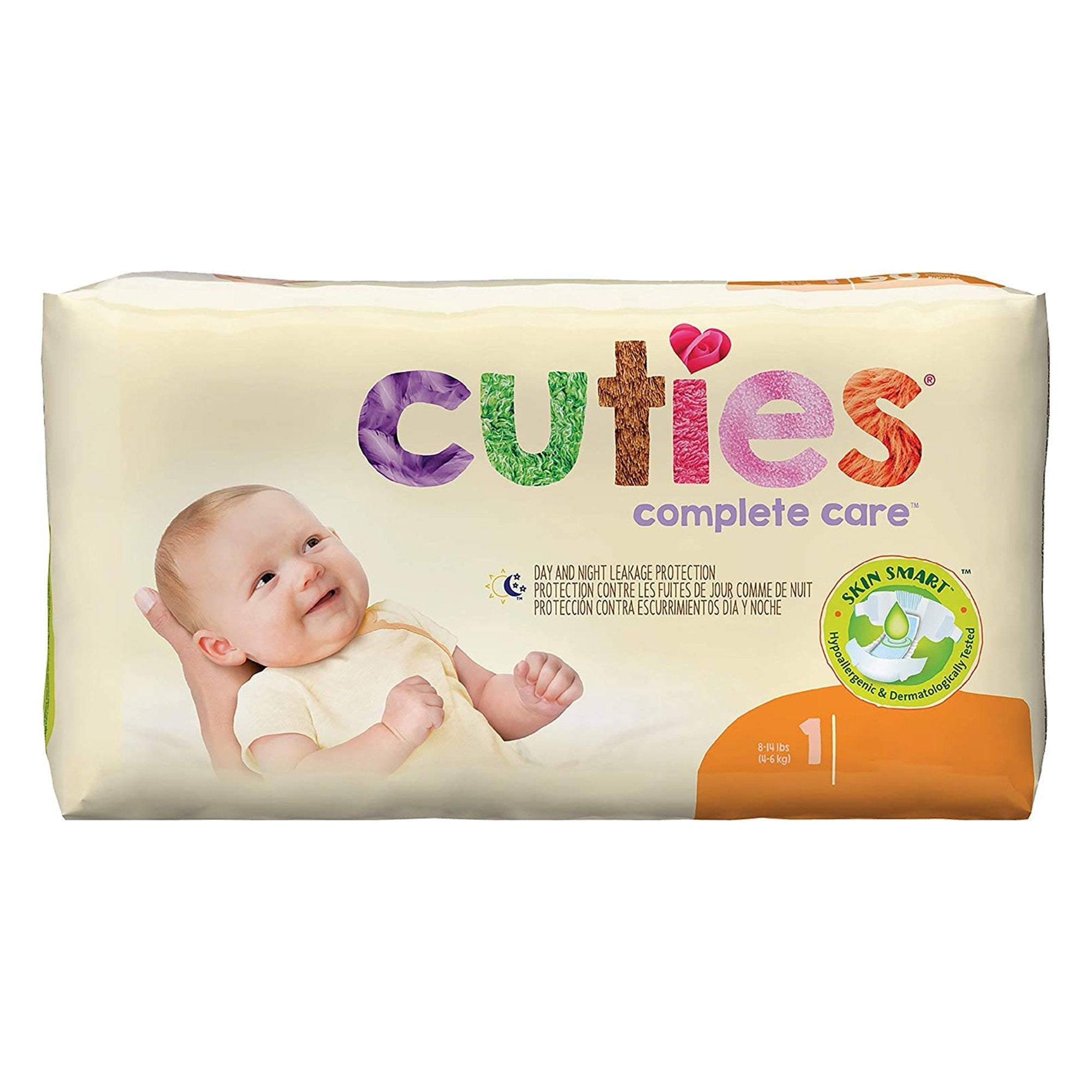 Cuties Complete Care Diapers, Size 1 (25 Units)