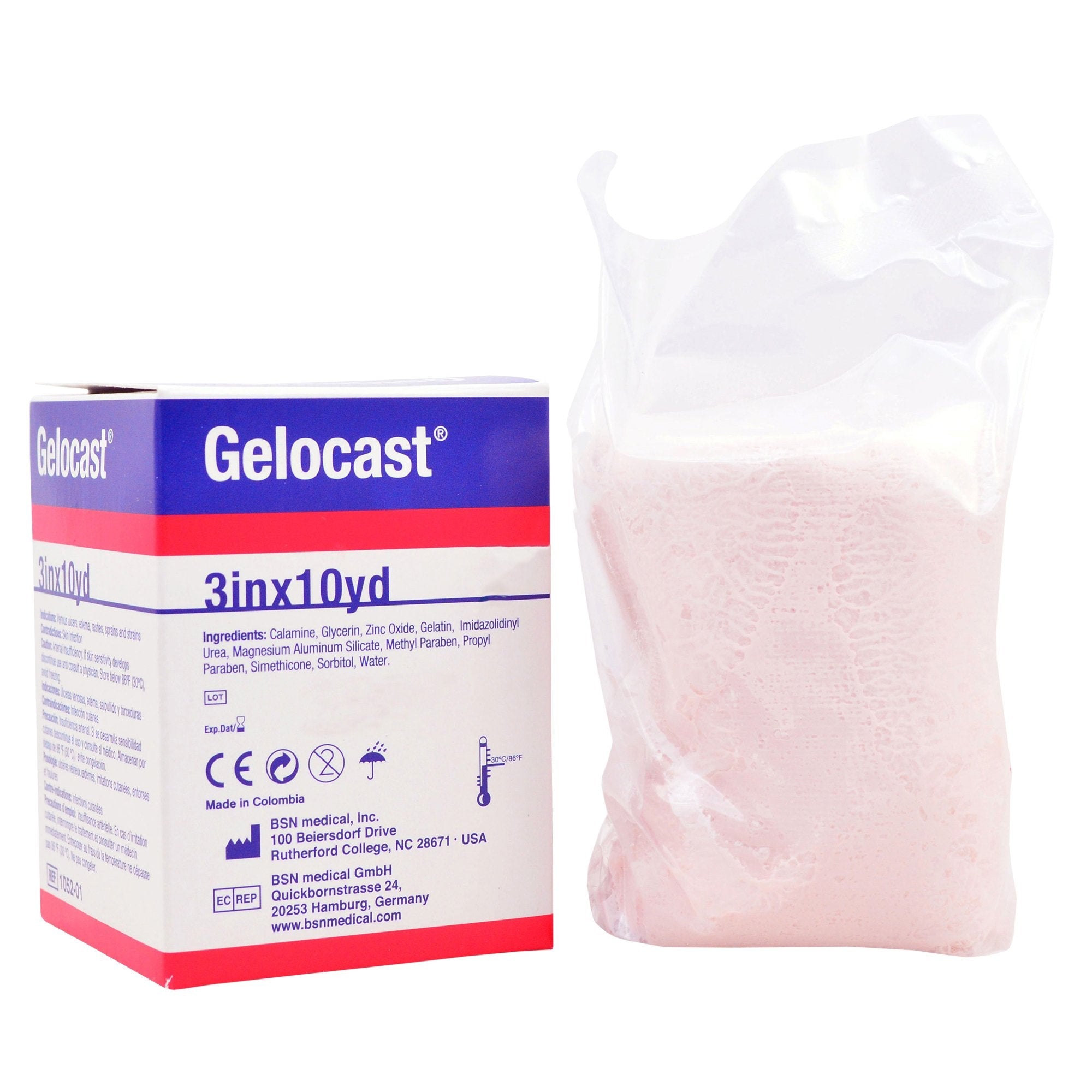 Gelocast® Unna Boot with Calamine, 3 Inch x 10 Yard (12 Units)