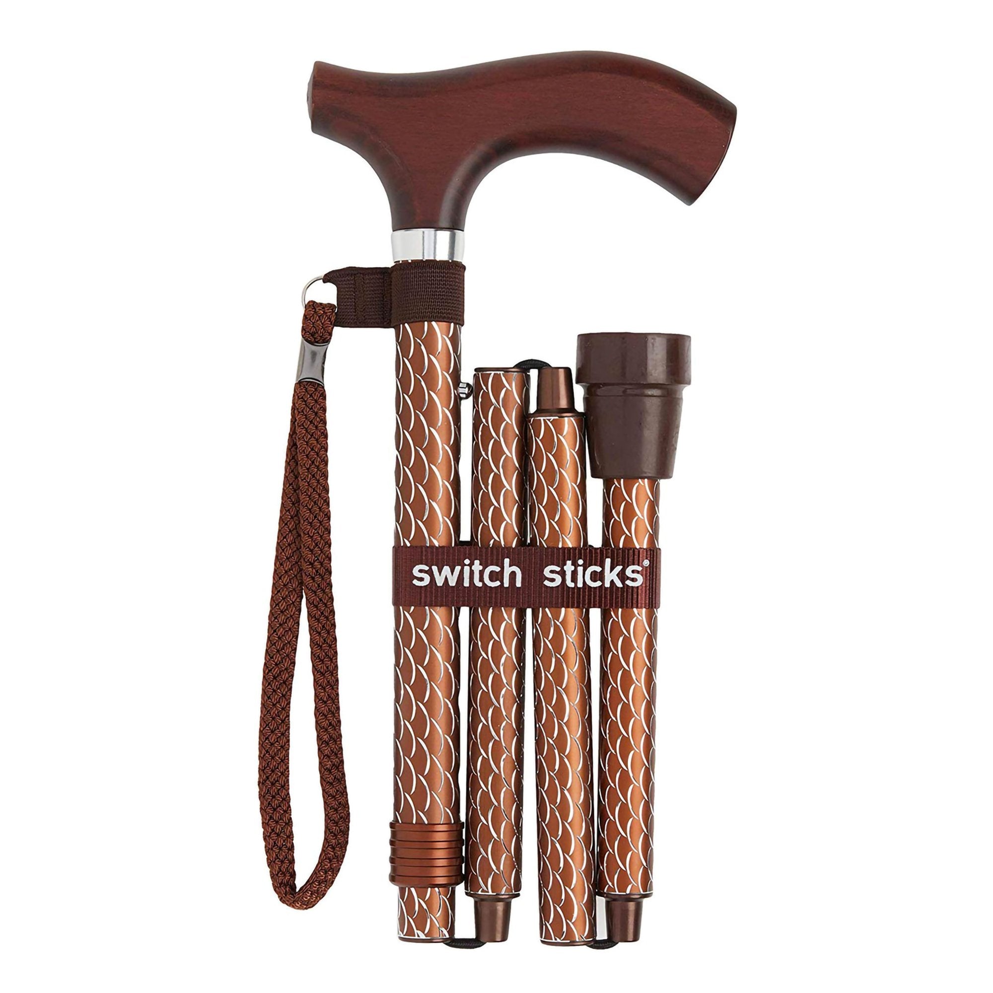 Switch Sticks® Folding Cane, Cognac (1 Unit)