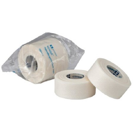 Kendall™ Hypoallergenic Cloth Medical Tape, 2 Inch x 10 Yard, White (12 Units)