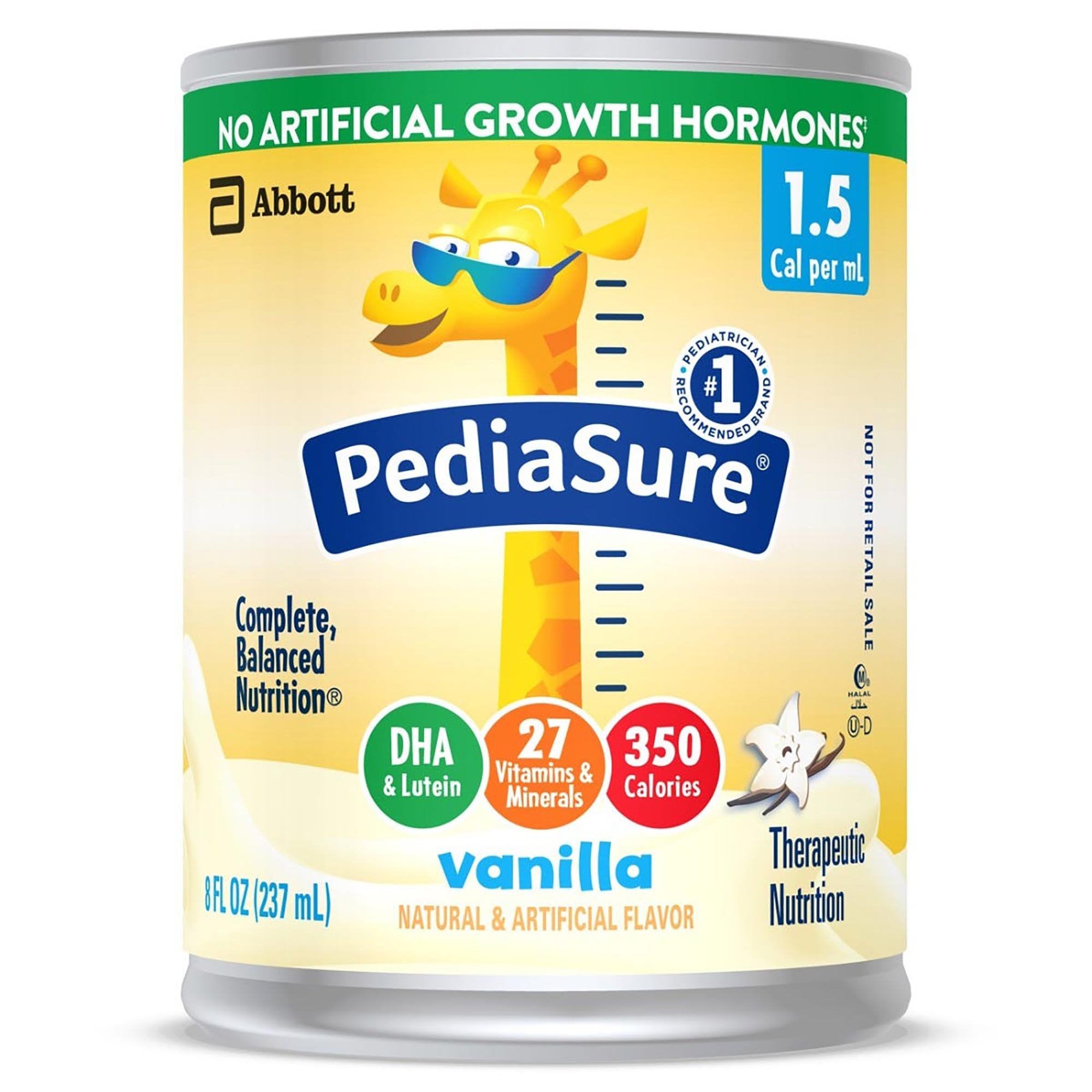 PediaSure® 1.5 Cal Vanilla: Pediatric Nutrition Supplement 8 oz. (24 Pack)