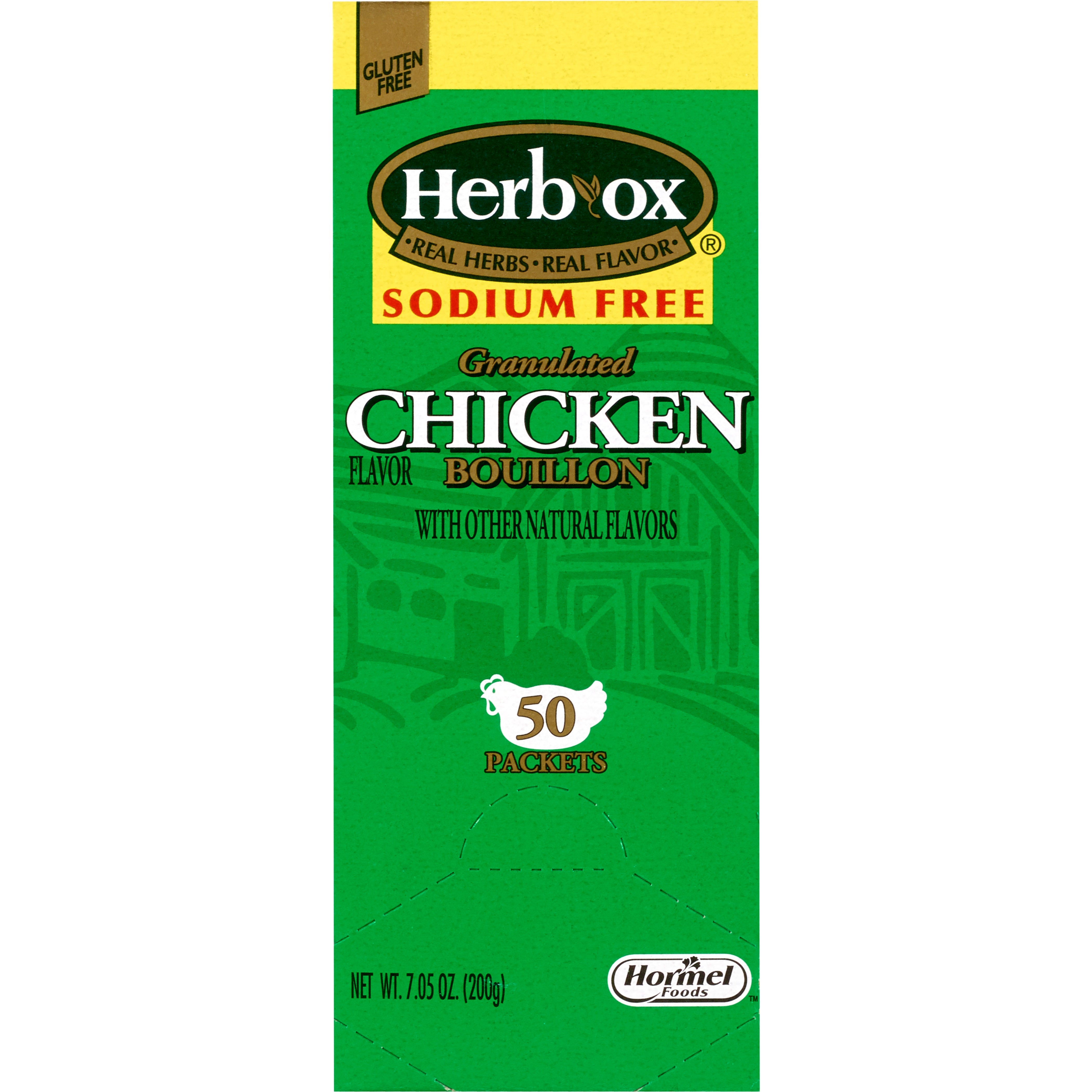 Herb-Ox® Chicken Bouillon Sodium Free Instant Broth (50 Units)