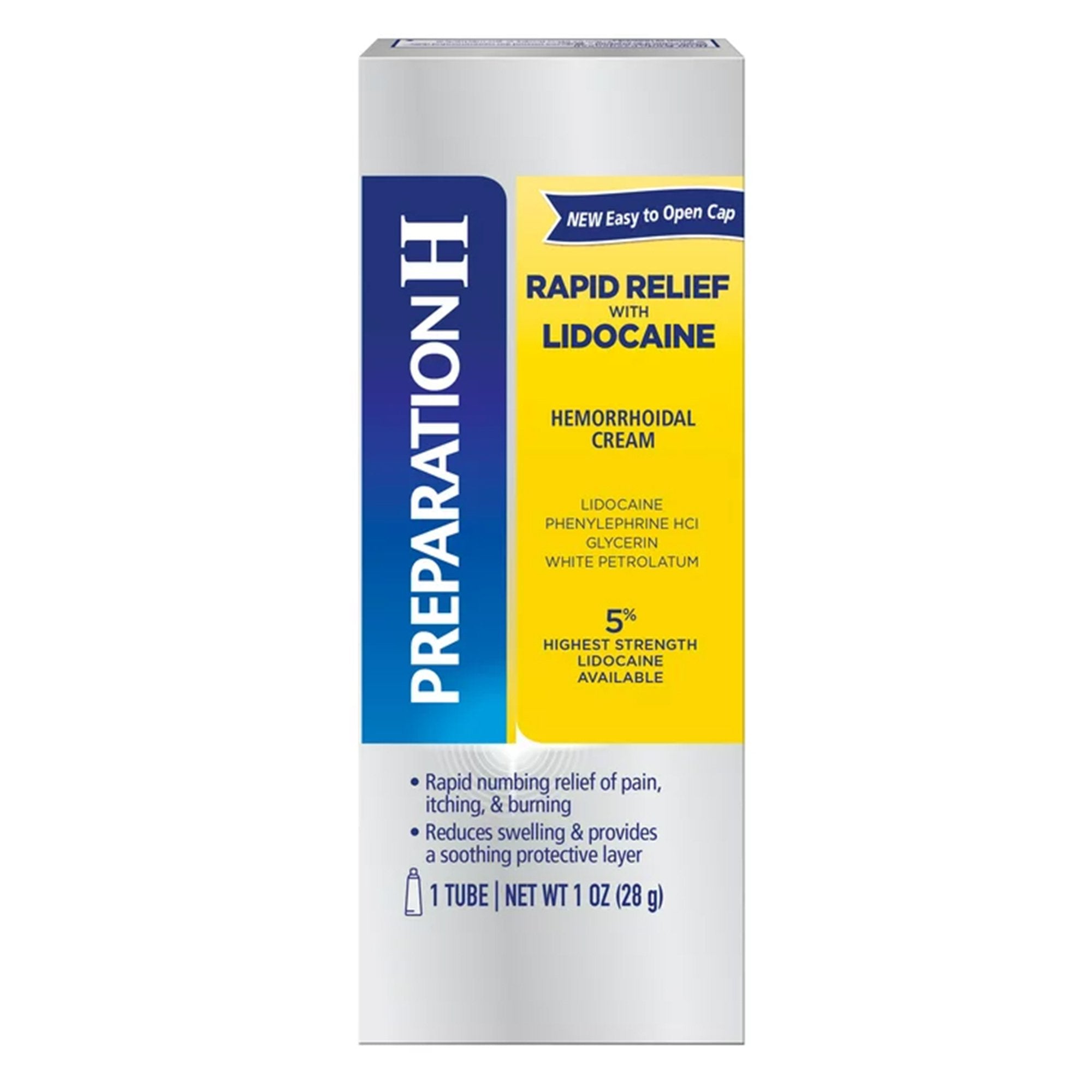 Preparation H Hemorrhoidal Cream Rapid Relief, 1-ounce tube (1 Unit)