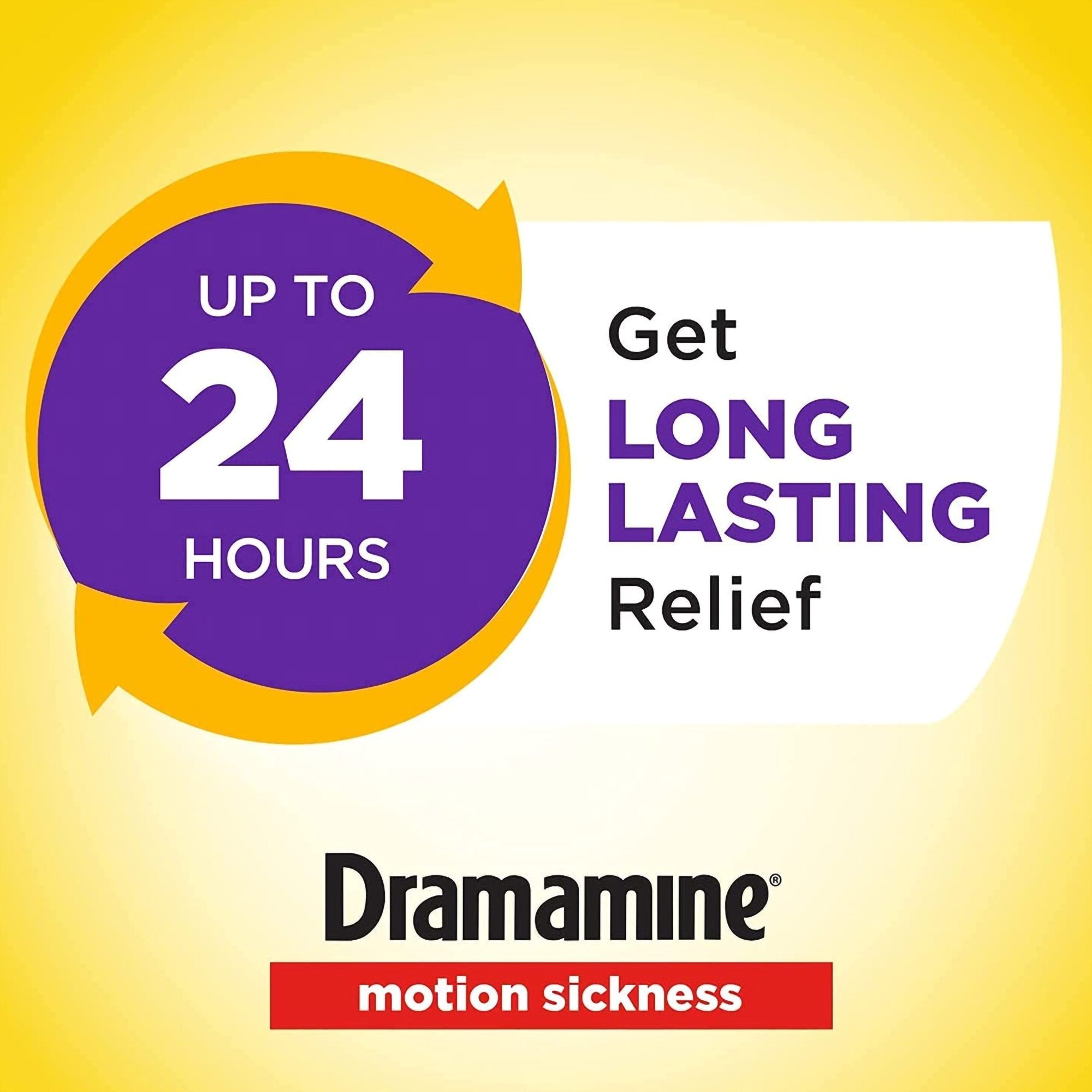 Nausea Relief Dramamine® Motion Sickness All Day Less Drowsy 25 mg Strength Tablet 8 Per Box (8 Units)