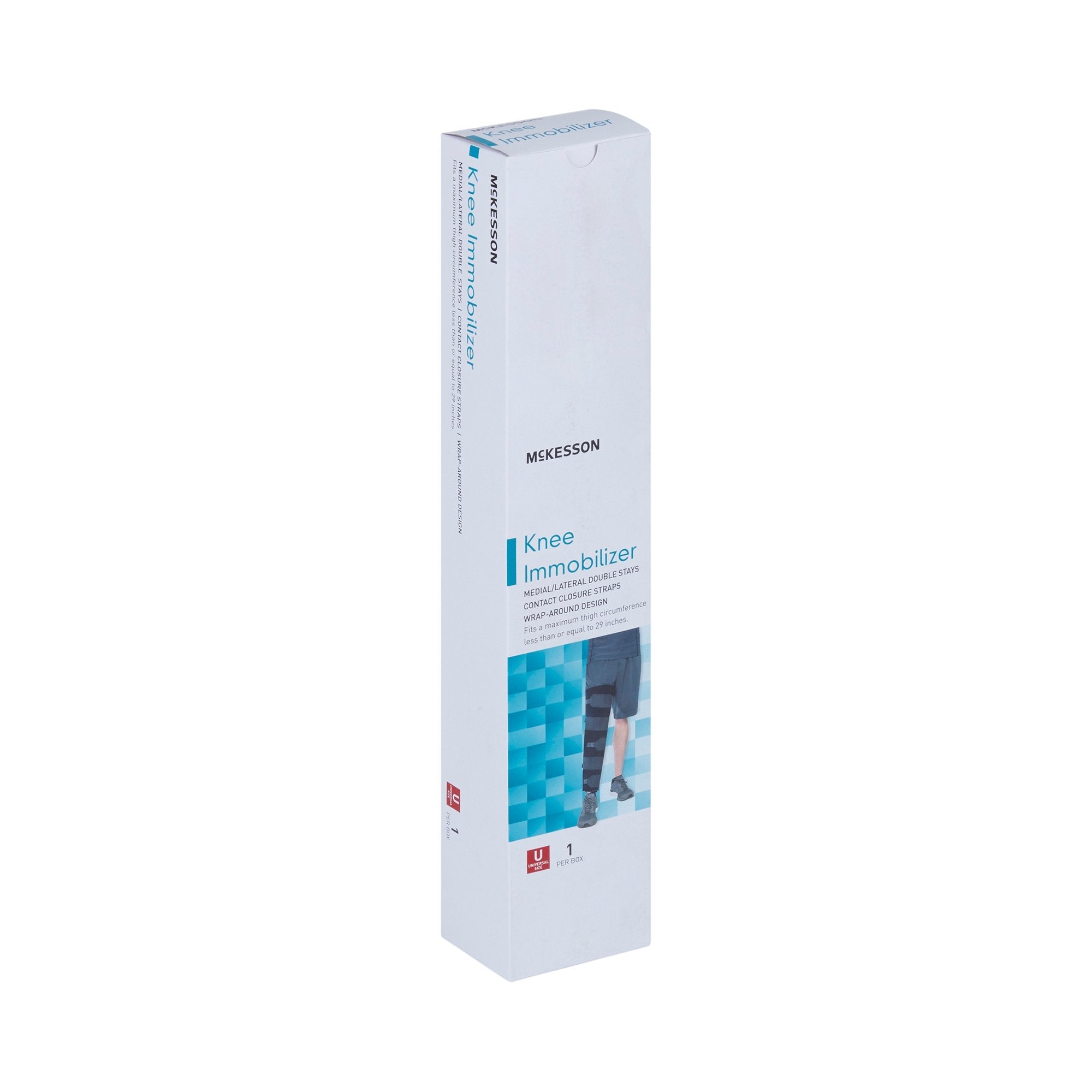 McKesson Knee Immobilizer, 14-Inch Length, One Size Fits Most (1 Unit)