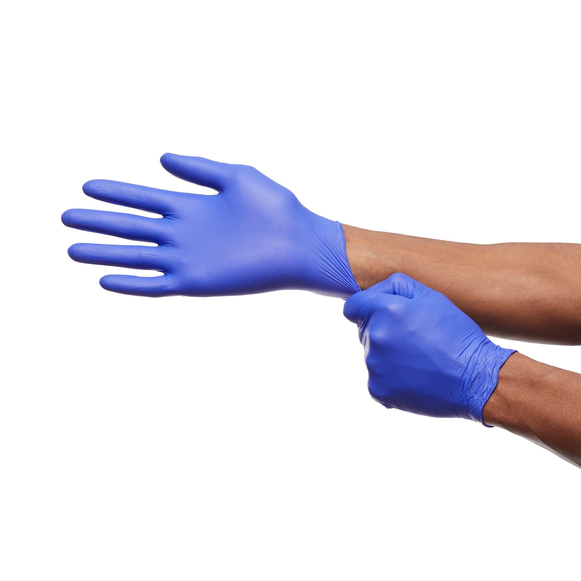 McKesson Confiderm® 3.0 Nitrile Exam Gloves, Large, Blue - Medical Grade