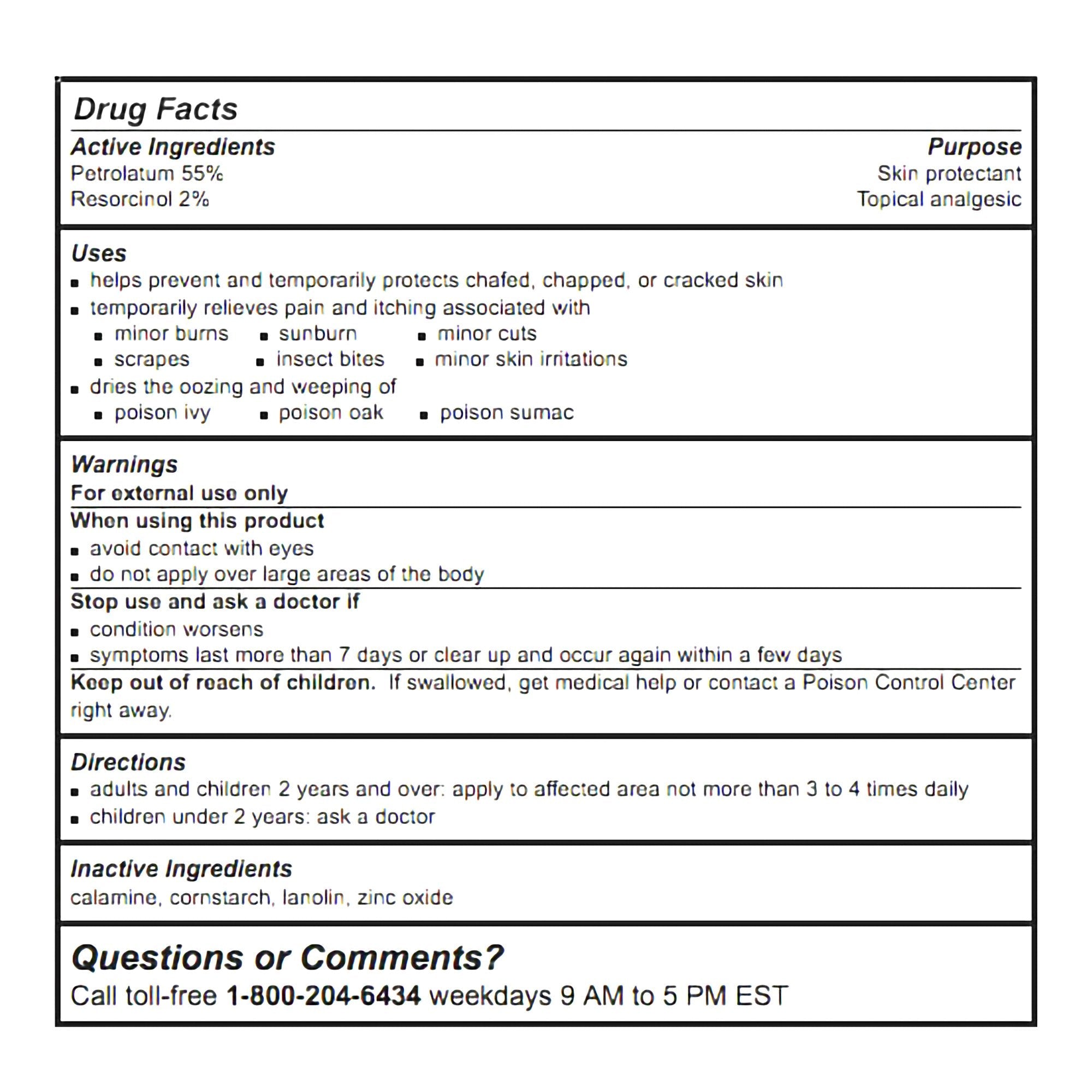 Resinol® Petrolatum / Resorcinol Itch Relief (1 Unit)