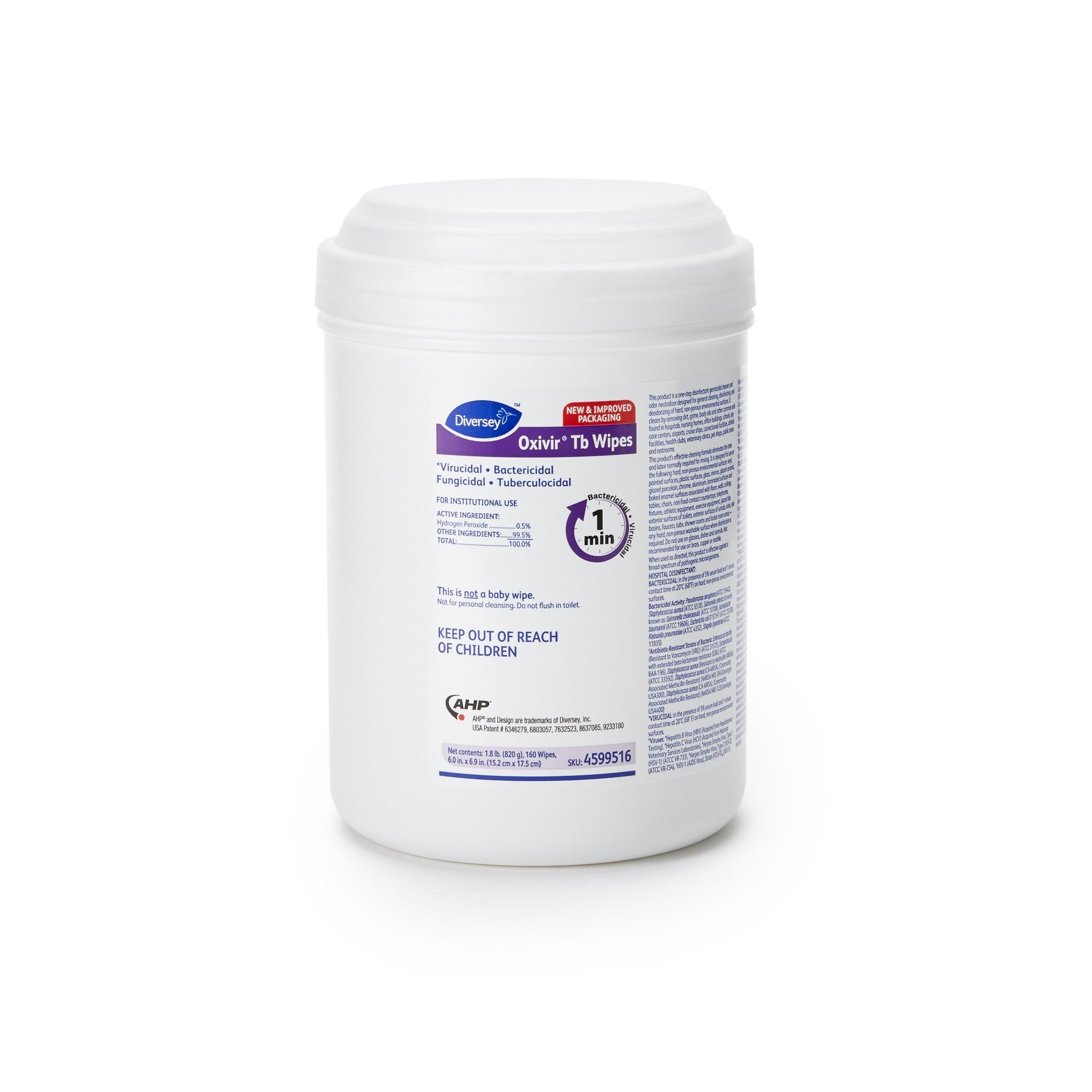 Oxivir® Tb Surface Disinfectant Wipes (160 Units)