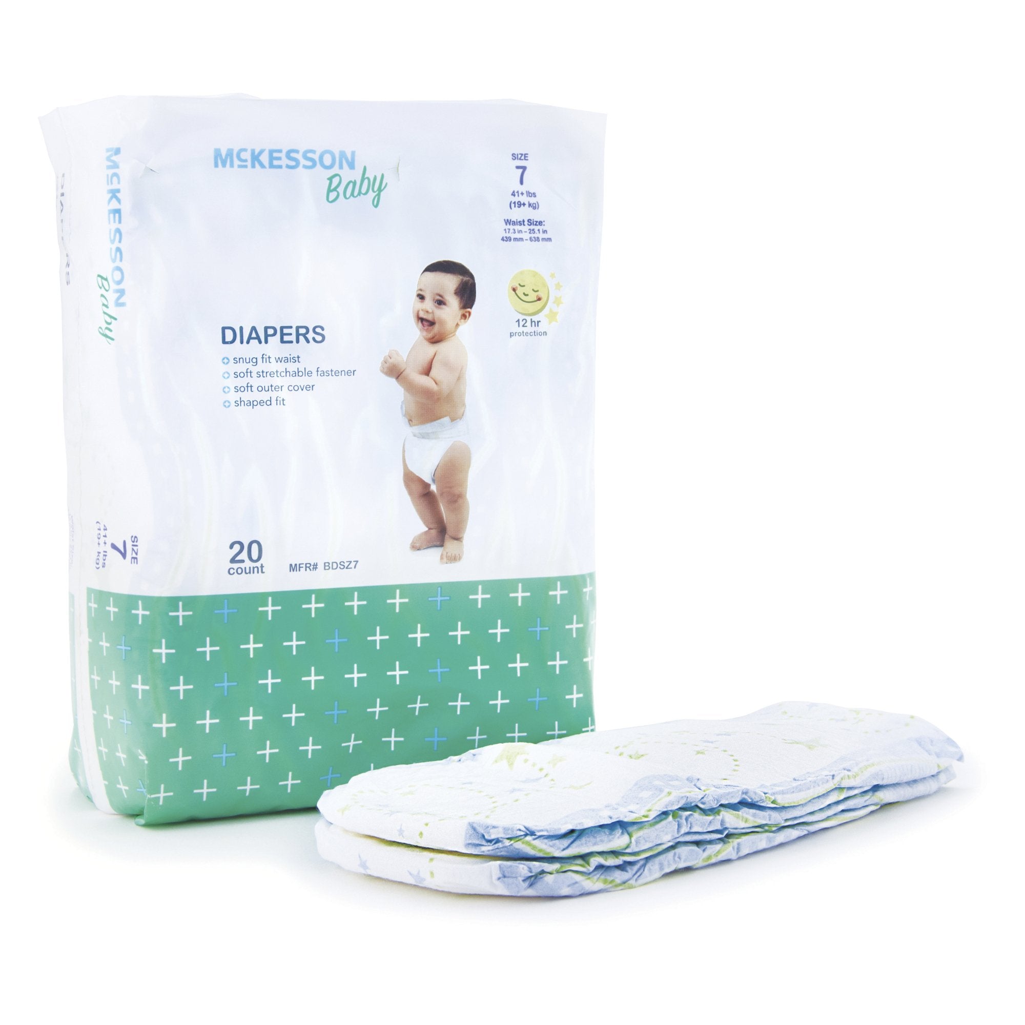 McKesson Baby Diaper, Size 7 (1 Unit)