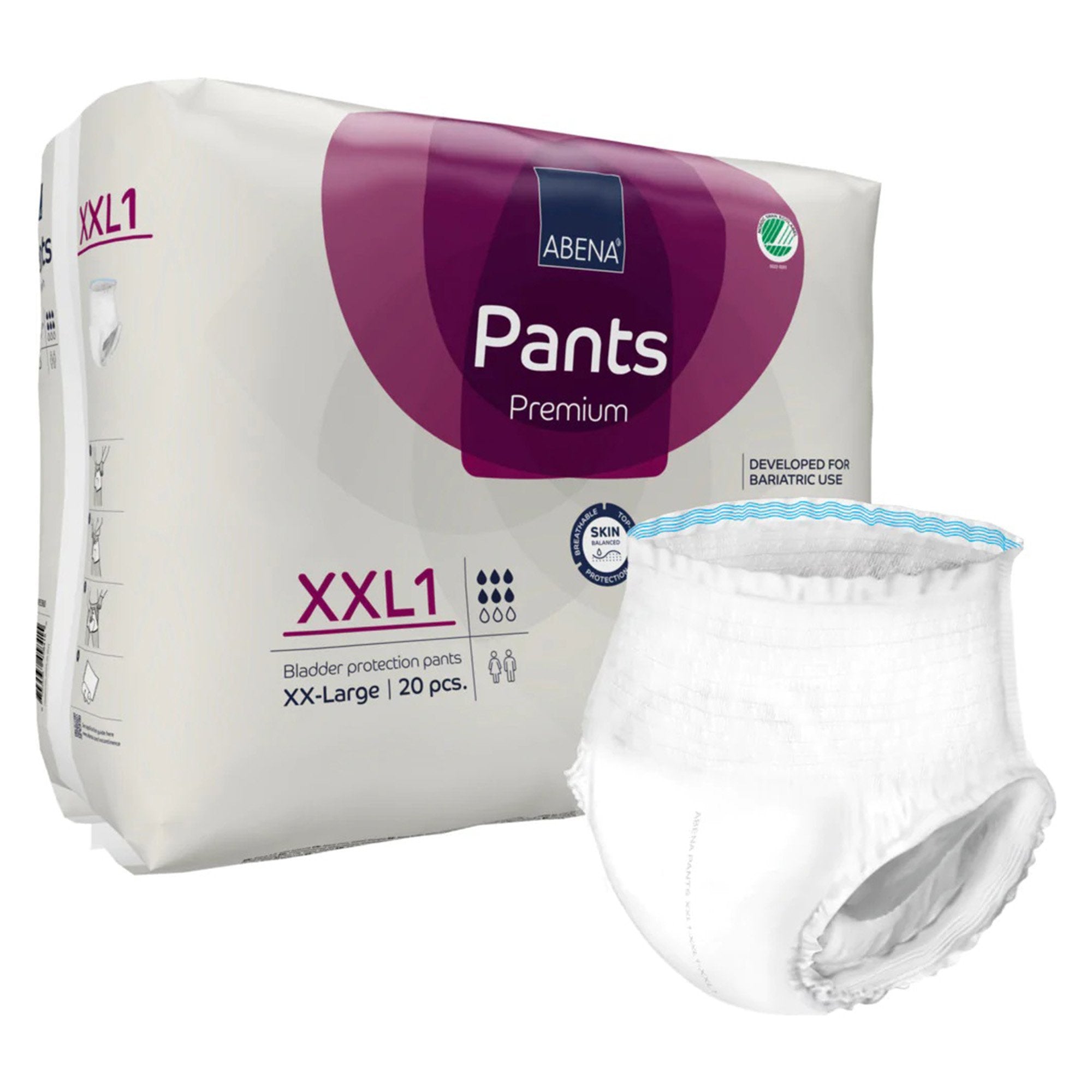 Abena® Premium Pants XXL1 Incontinence Brief, 2X-Large (20 Units)