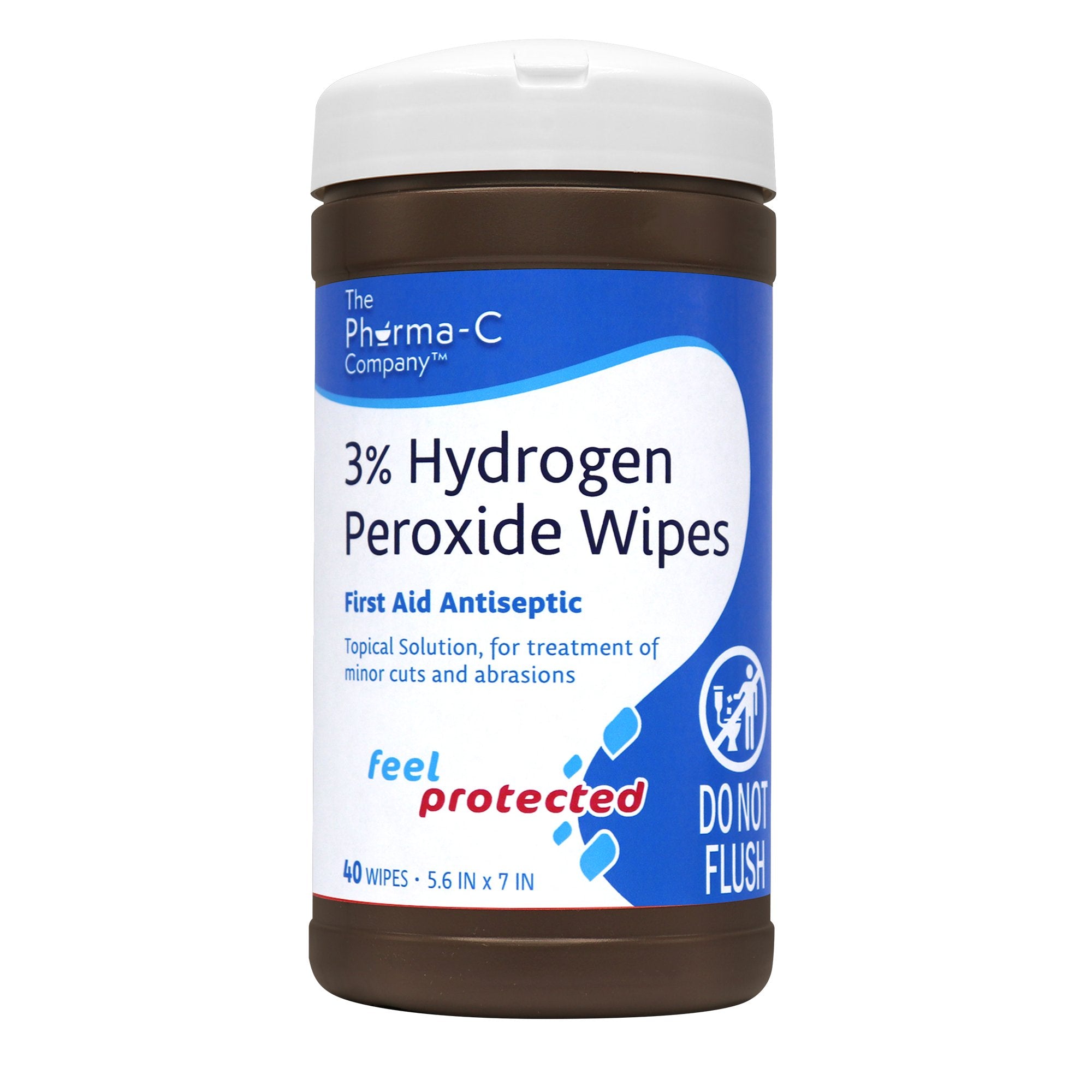 Pharma-C-Wipes® Hydrogen Peroxide Antiseptic (6 Units)