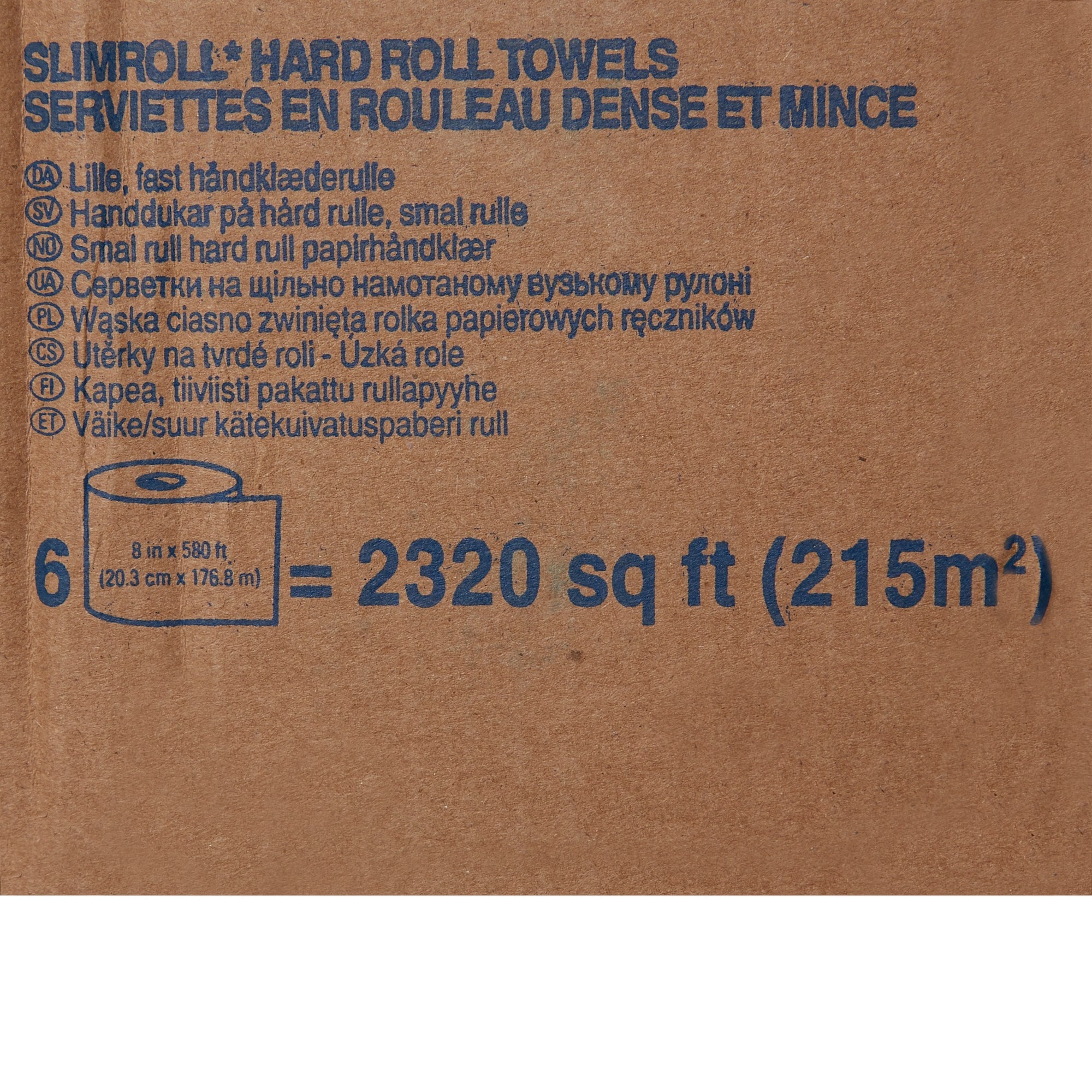 Scott® Control Slimroll™ White Paper Towel, 8 Inch x 580 Foot, 6 Rolls per Case (6 Units)