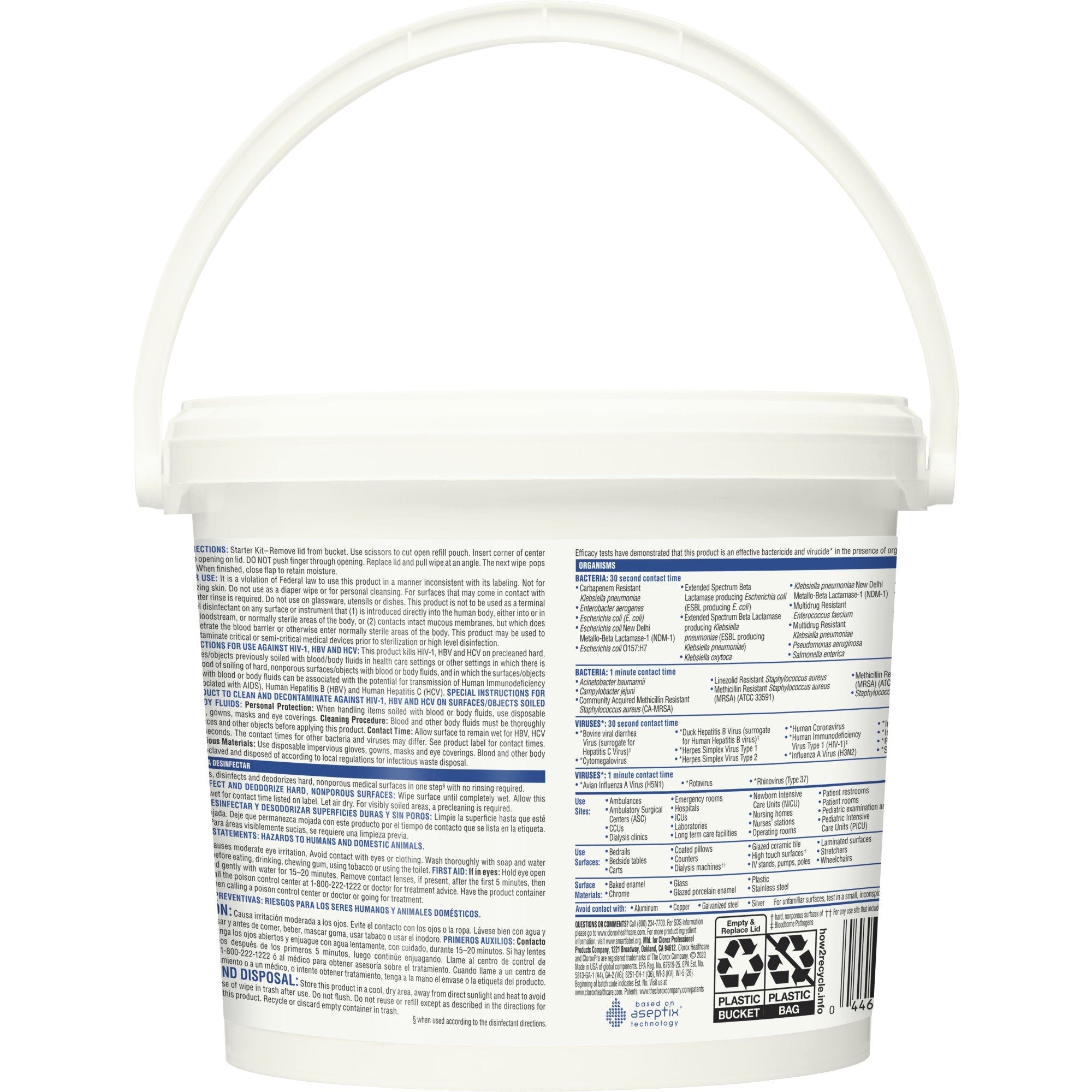 Clorox Healthcare® Hydrogen Peroxide Cleaner Disinfectant Wipes (1 Unit)