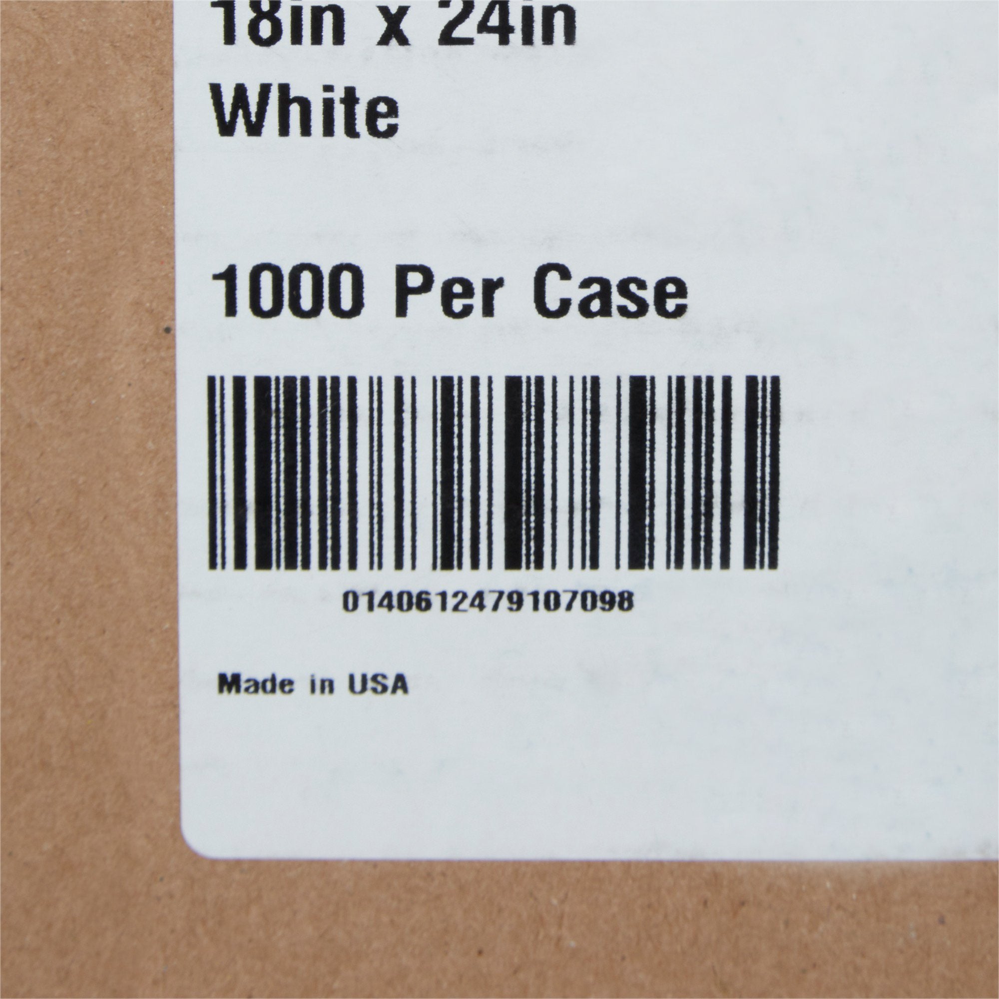 McKesson Crepe Scale Liner Paper, 18 Inch x 24 Inch, White (1000 Units)