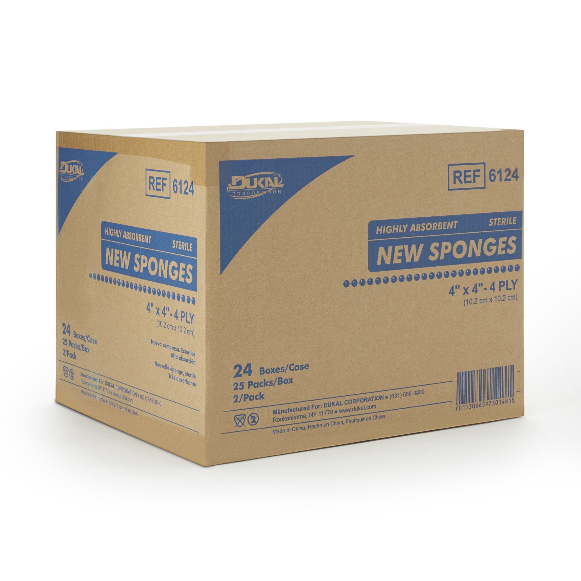 Dukal™ Sterile Nonwoven Sponge, 4 x 4 Inch (600 Units)