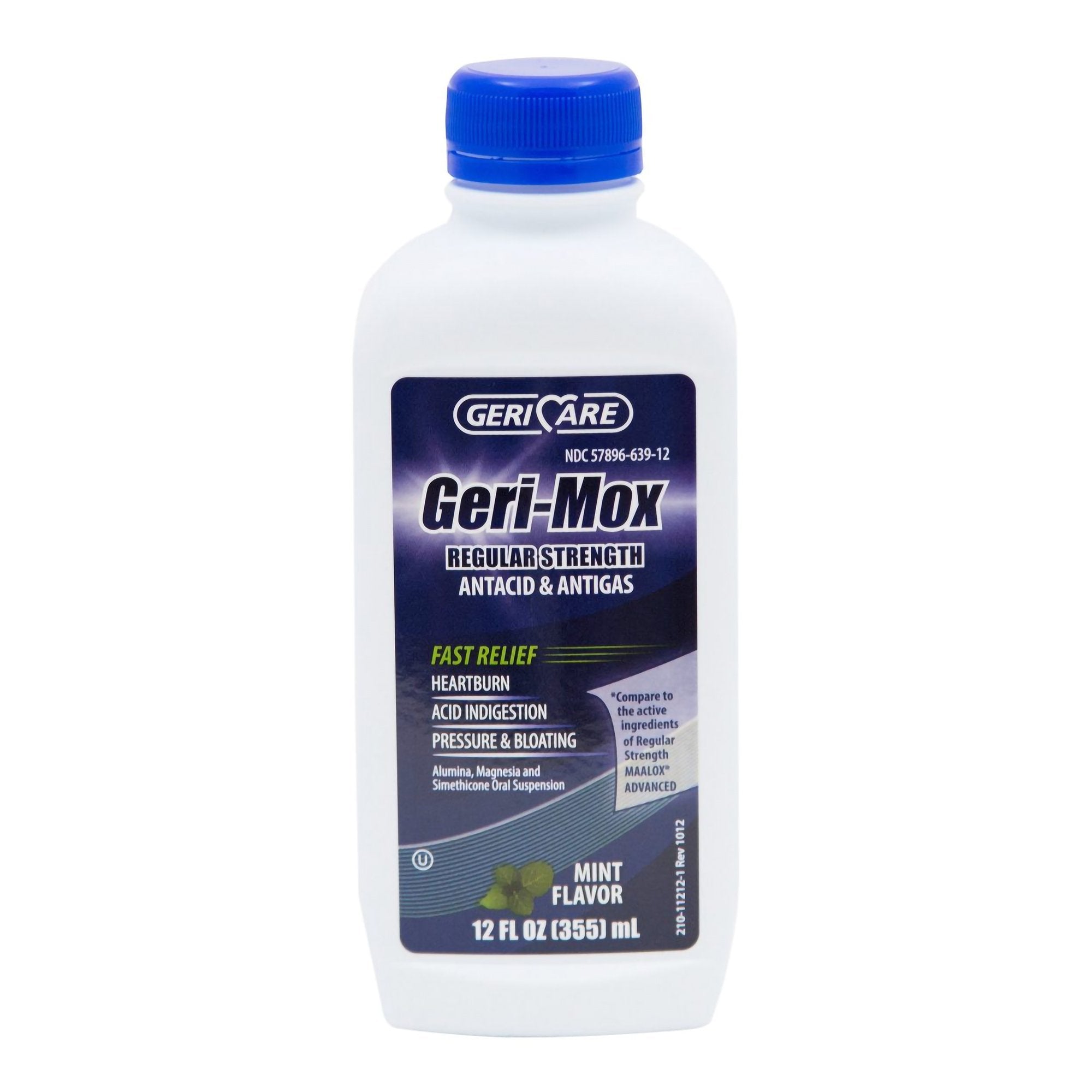 Geri-Care® Geri-Mox Aluminum Hydroxide / Magnesium Hydroxide Antacid (12 Units)