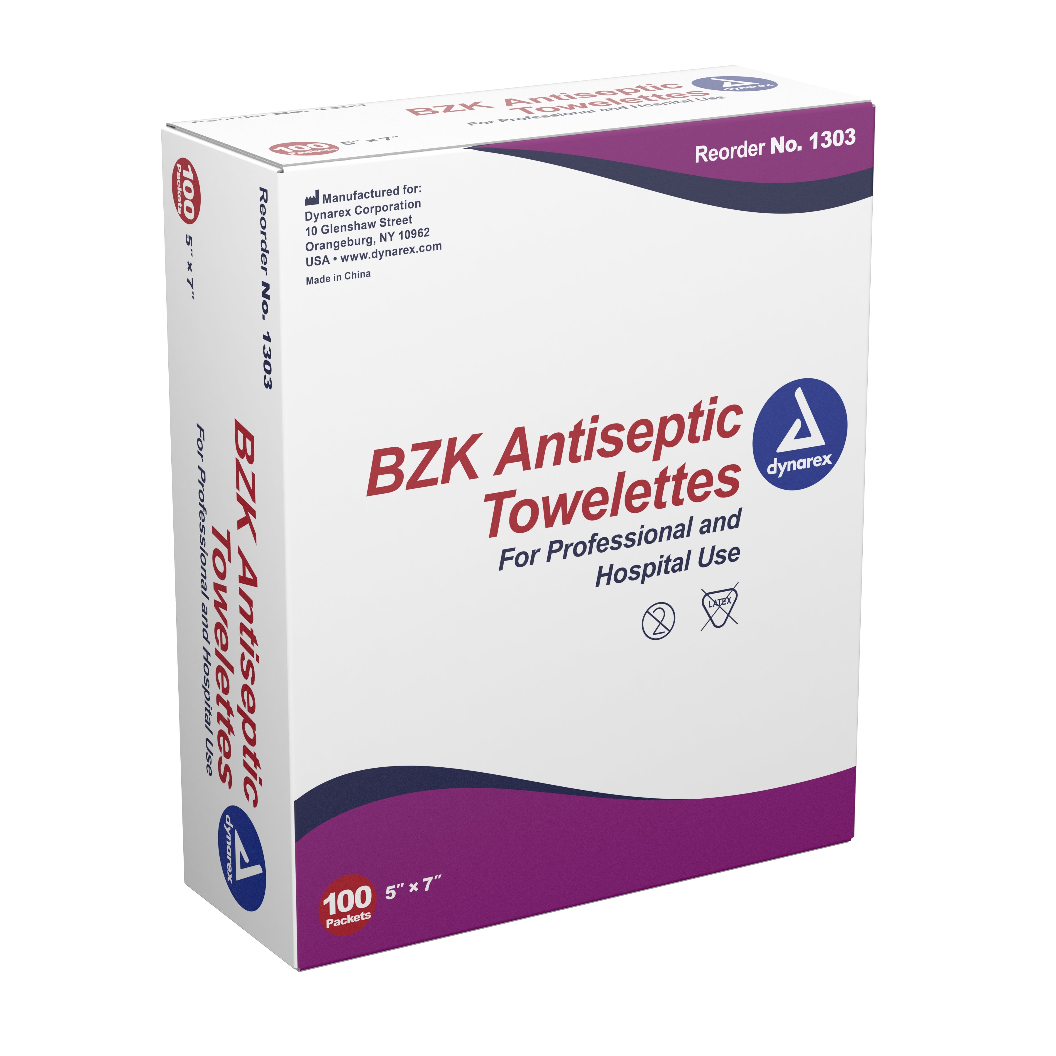 dynarex® Scented BZK Antiseptic Towelettes, Individual Packet (1 Unit)