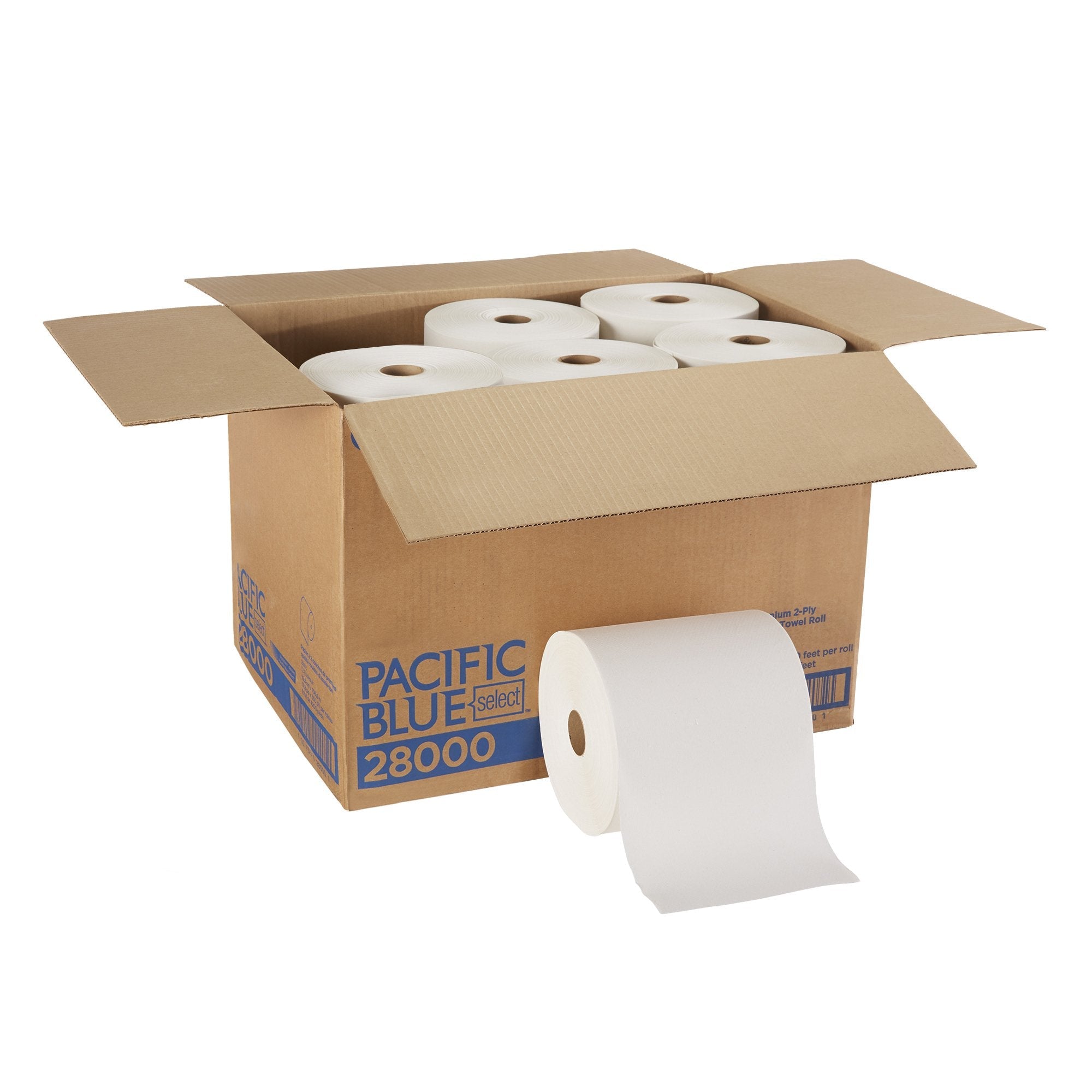 Pacific Blue Select™ Paper Towel, 7-7/8 Inch x 350 Foot, 12 Rolls Per Case (12 Units)