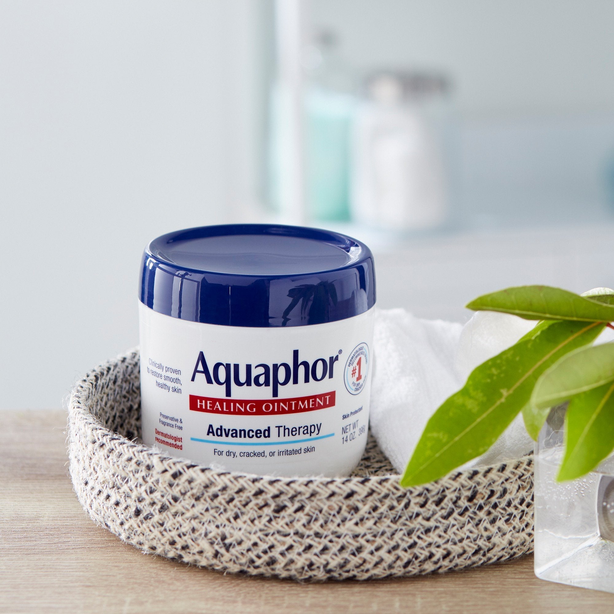 Aquaphor® Advanced Therapy Healing Moisturizer Ointment, 14 oz. Jar (1 Unit)