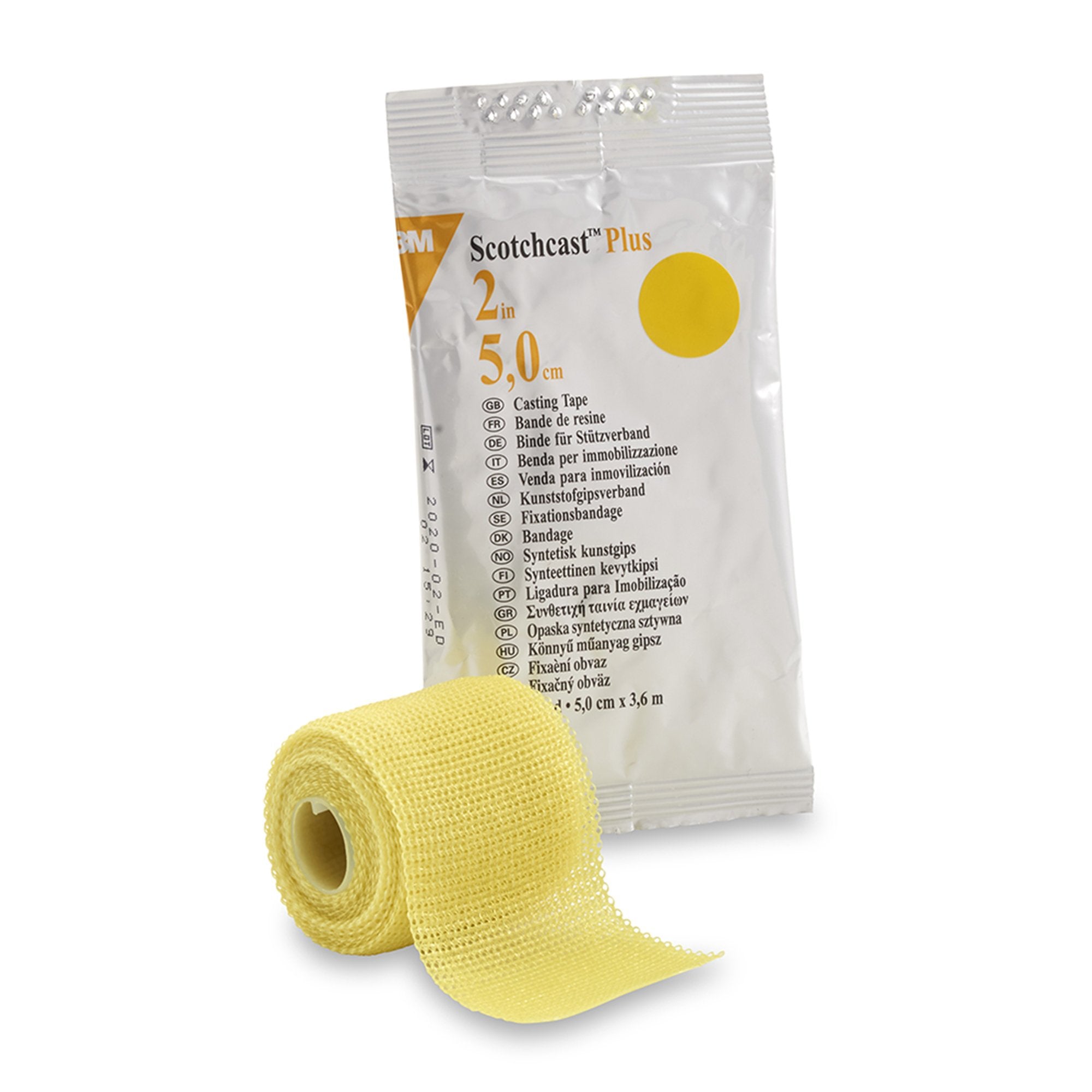 3M™ Scotchcast™ Plus Yellow Cast Tape, 2 Inch x 4 Yard (10 Units)