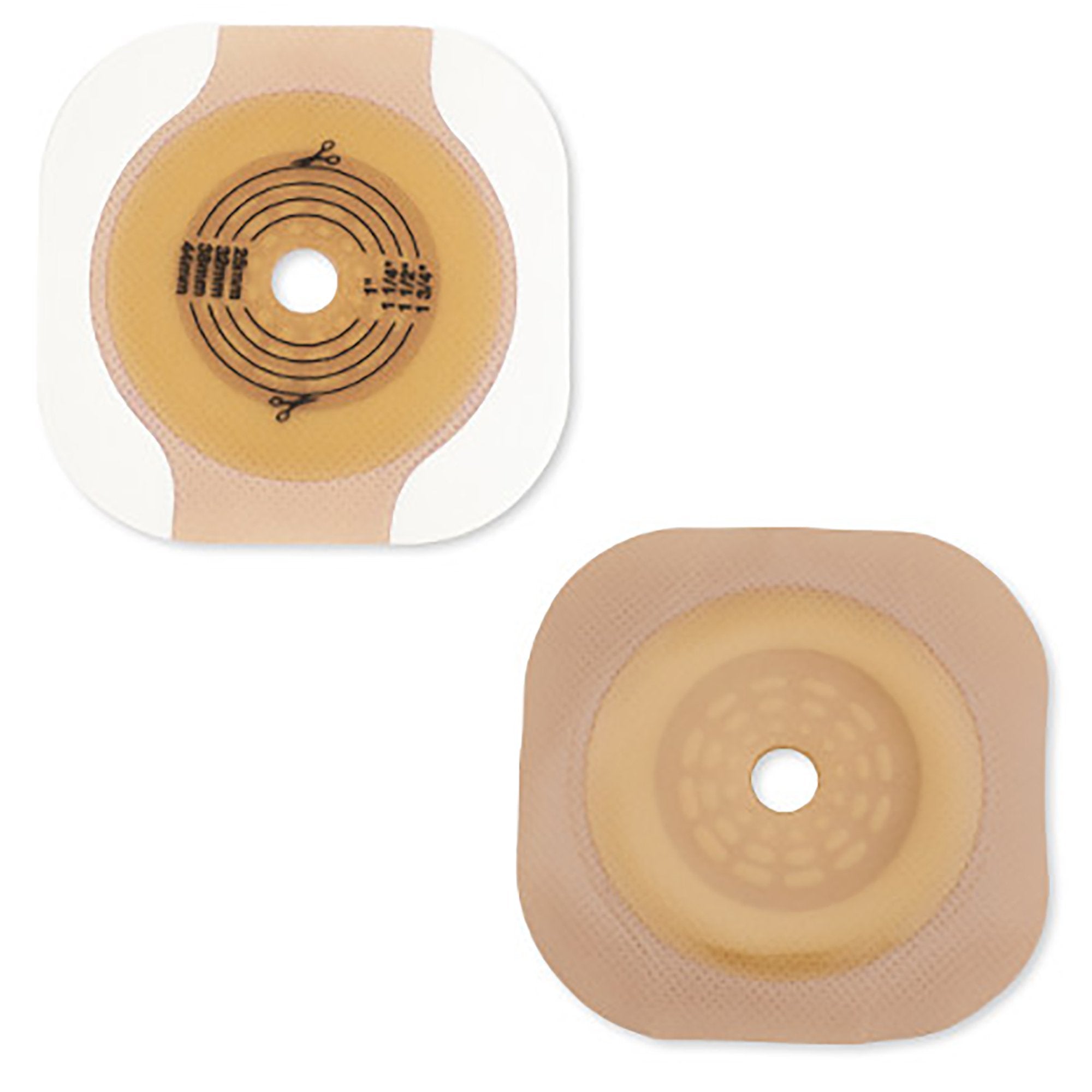 New Image Flat CeraPlus Skin Barrier, Extended Wear, Beige, 2.25" Flange, 1.75" Opening (1 Unit)