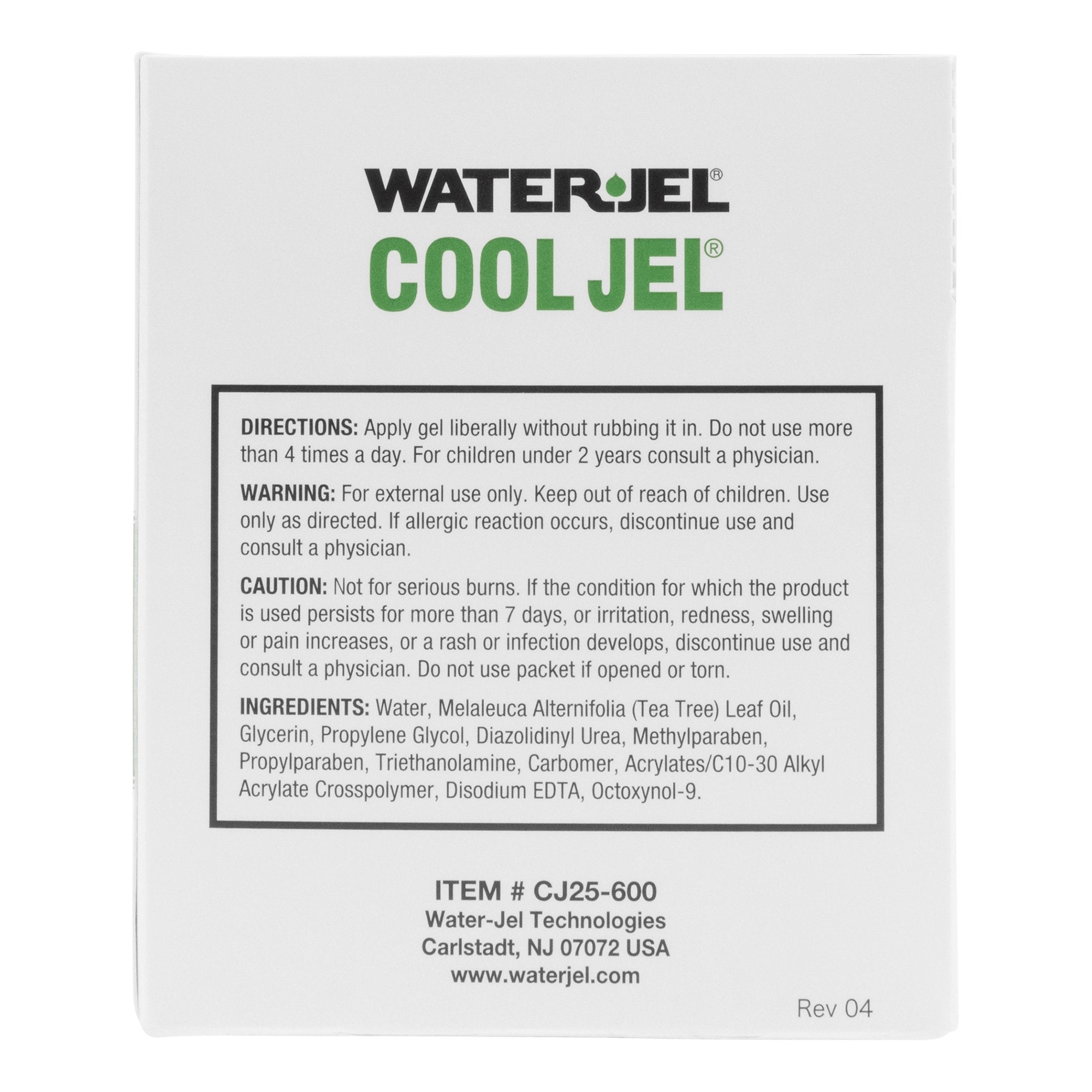 Water Jel® Cool Jel Burn Relief (25 Units)