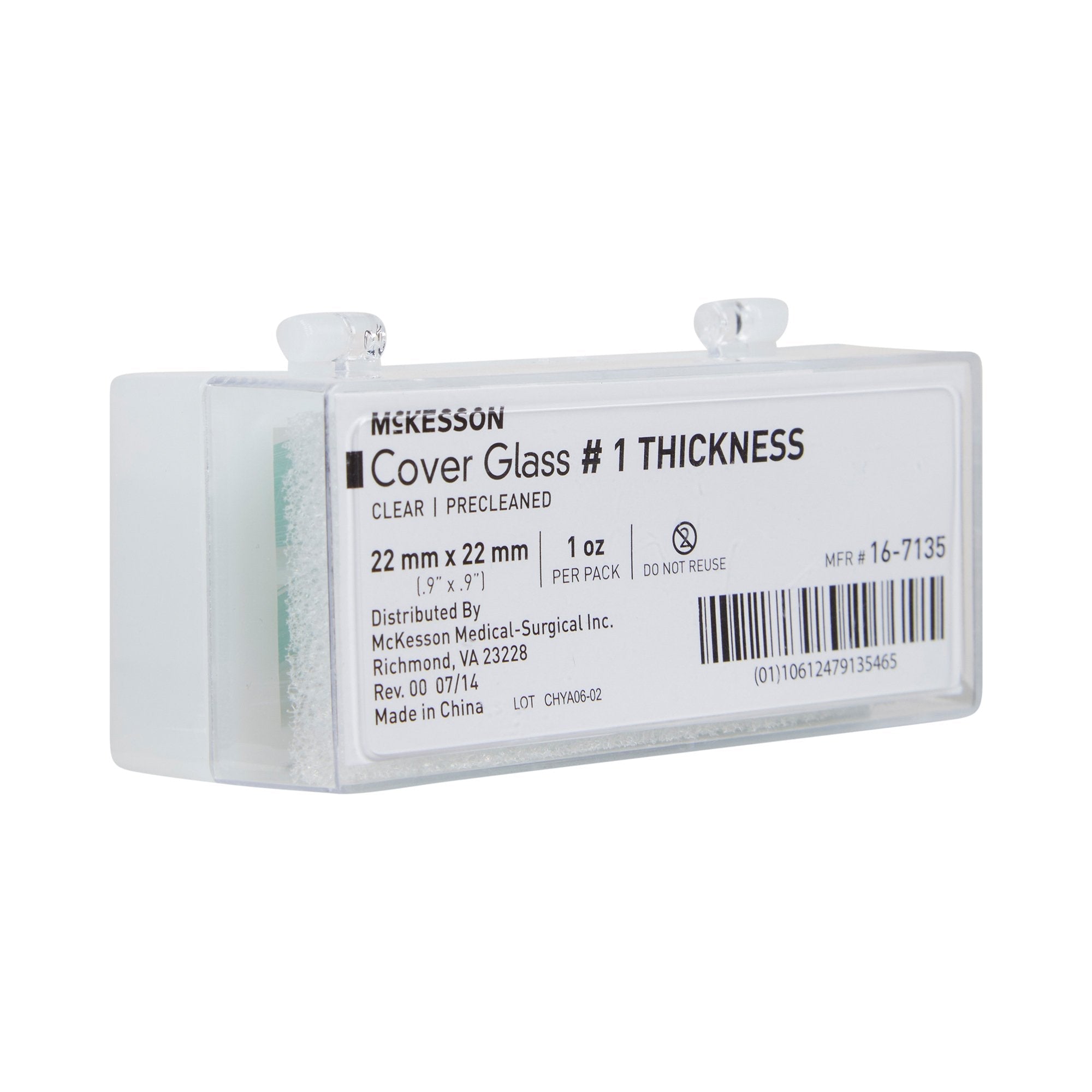 McKesson Cover Glass, 22 x 22 mm (1 Unit)