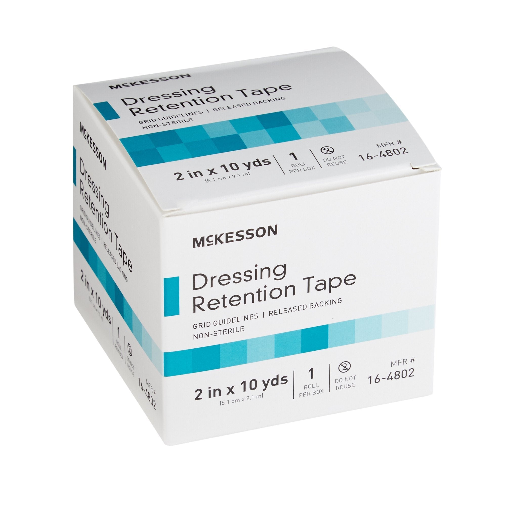McKesson Nonwoven 2"x10yd Dressing Retention Tape, Water-Resistant, White