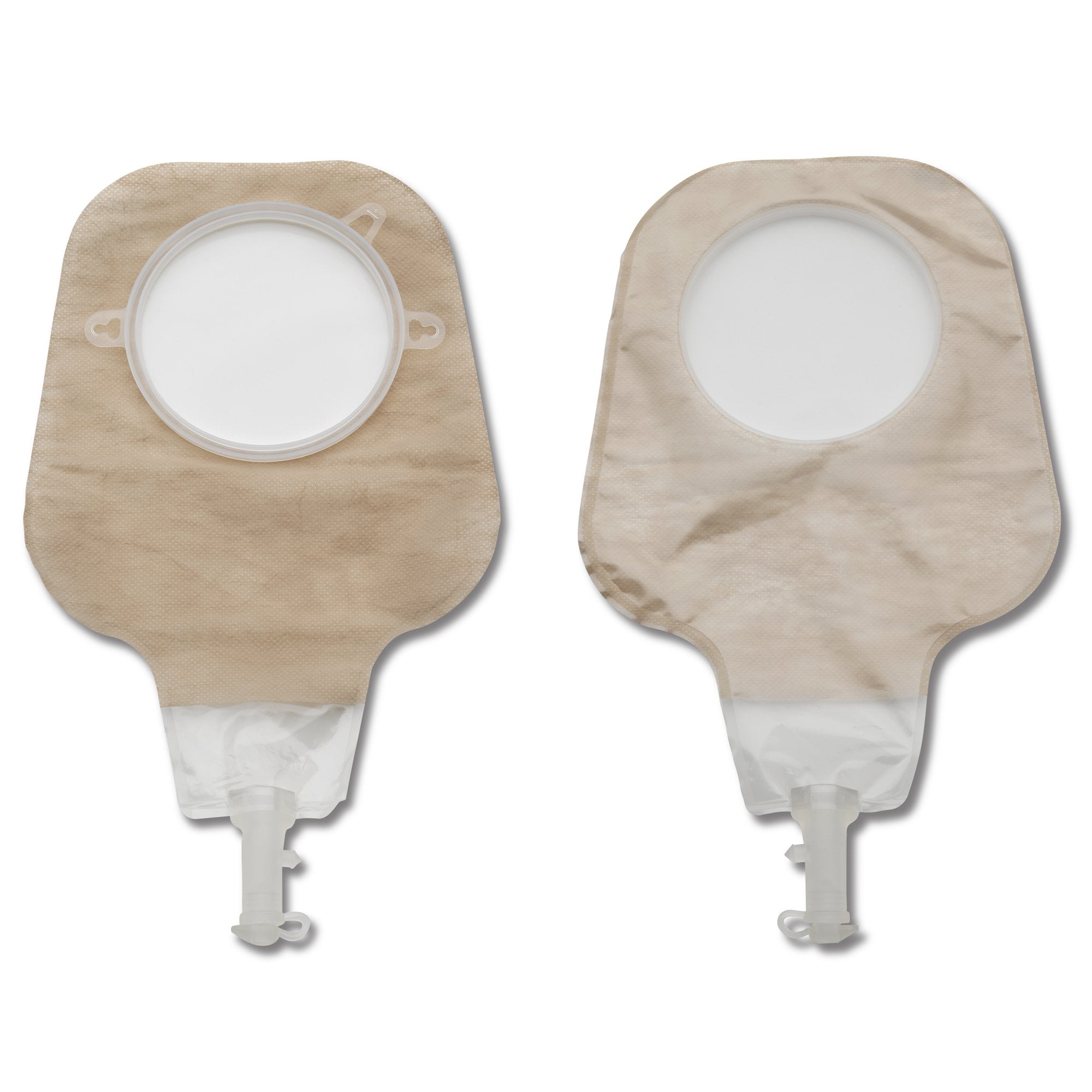 New Image™ Two-Piece Drainable Ultra-Clear Ostomy Pouch, 12 Inch Length, 4 Inch Flange (10 Units)