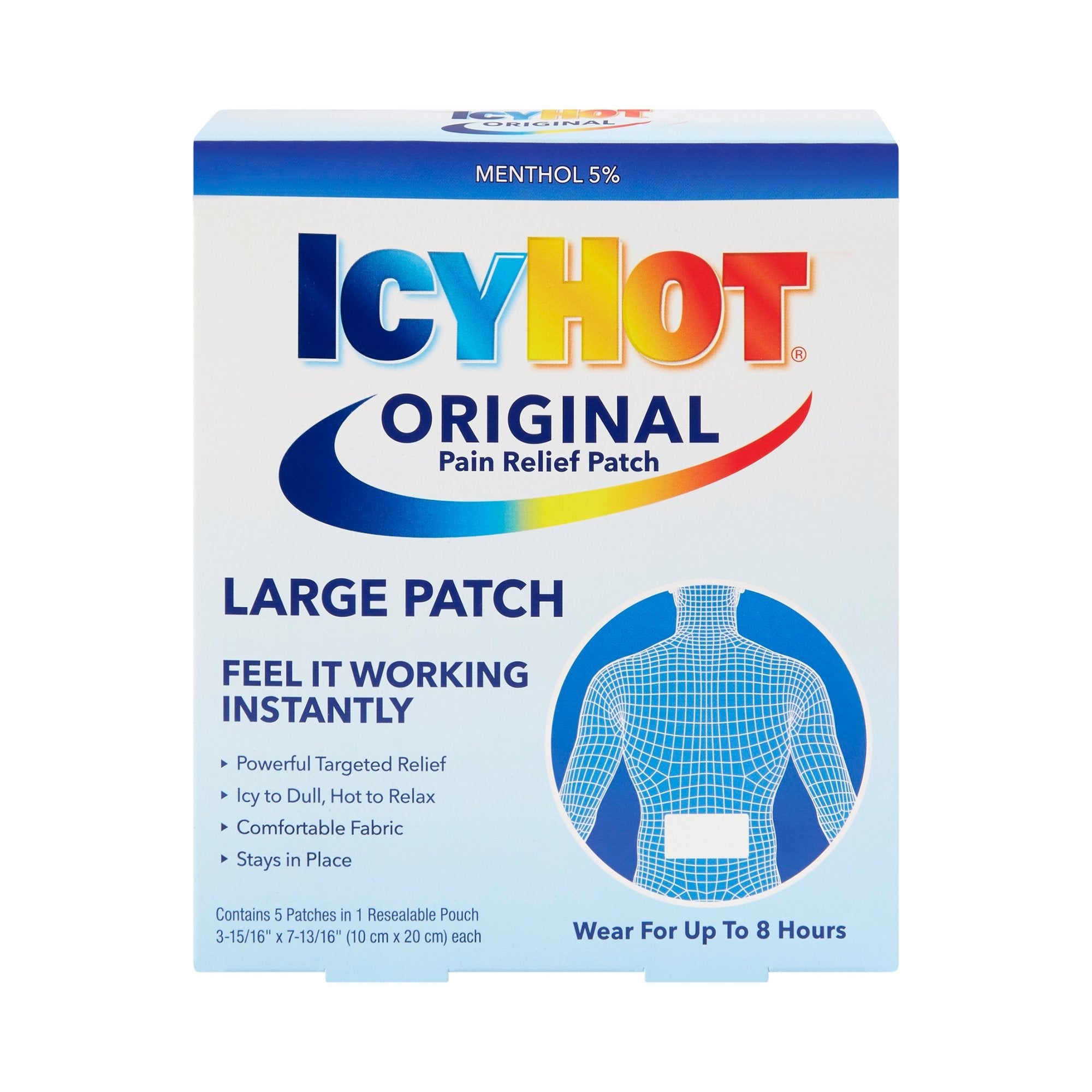 Icy Hot® Original Pain Relief Patches, Large (1 Unit)