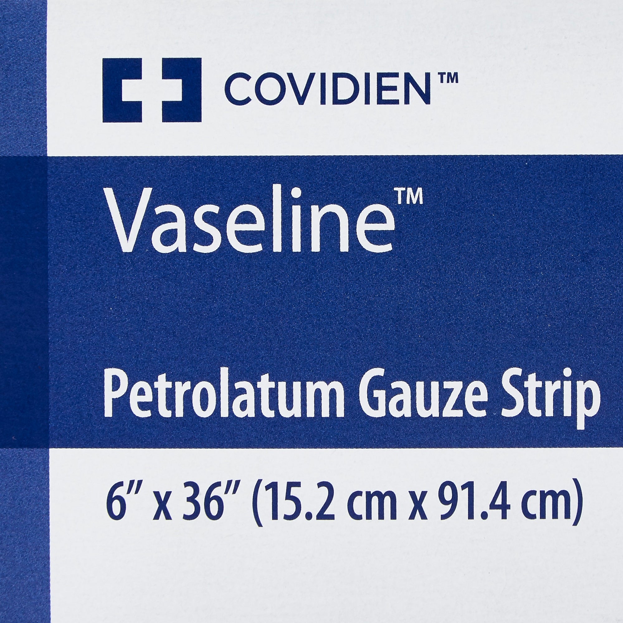 Vaseline® Petrolatum Impregnated Dressing, 6 x 36 Inch (72 Units)