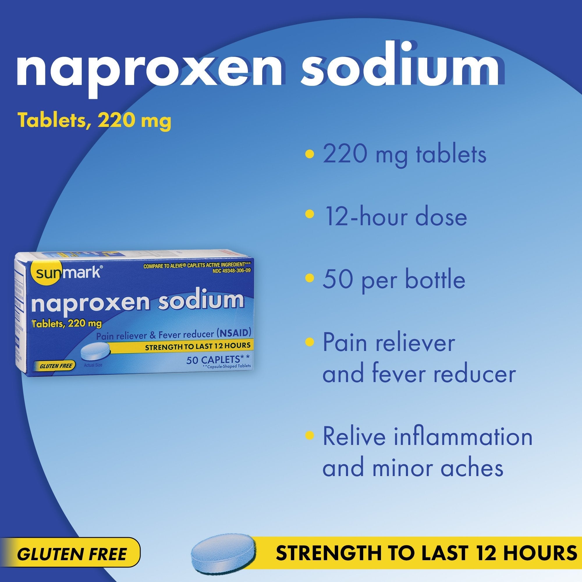 sunmark® Naproxen Sodium Pain Relief (1 Unit)